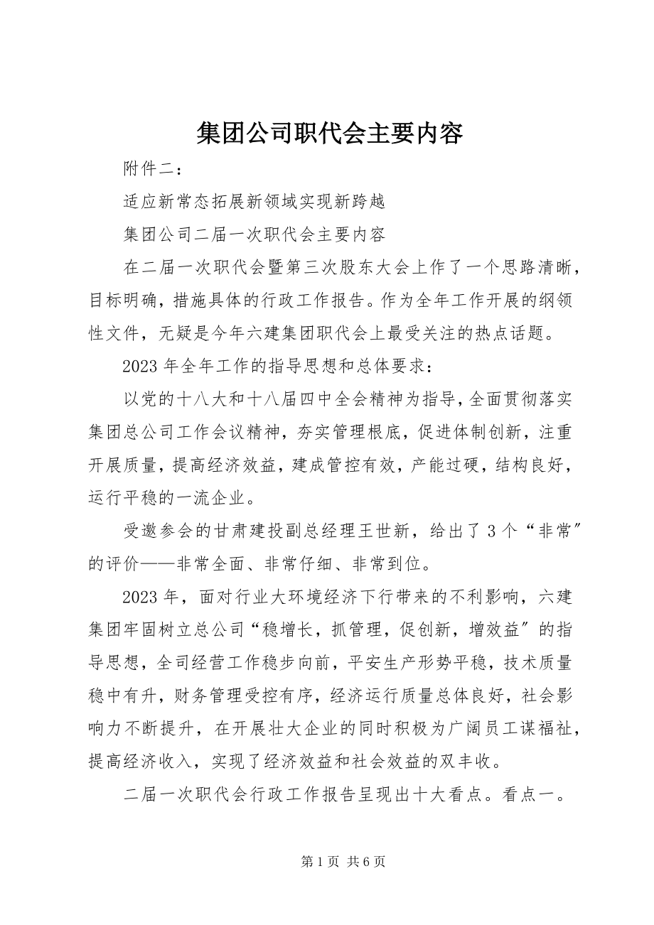 2023年集团公司职代会主要内容.docx_第1页