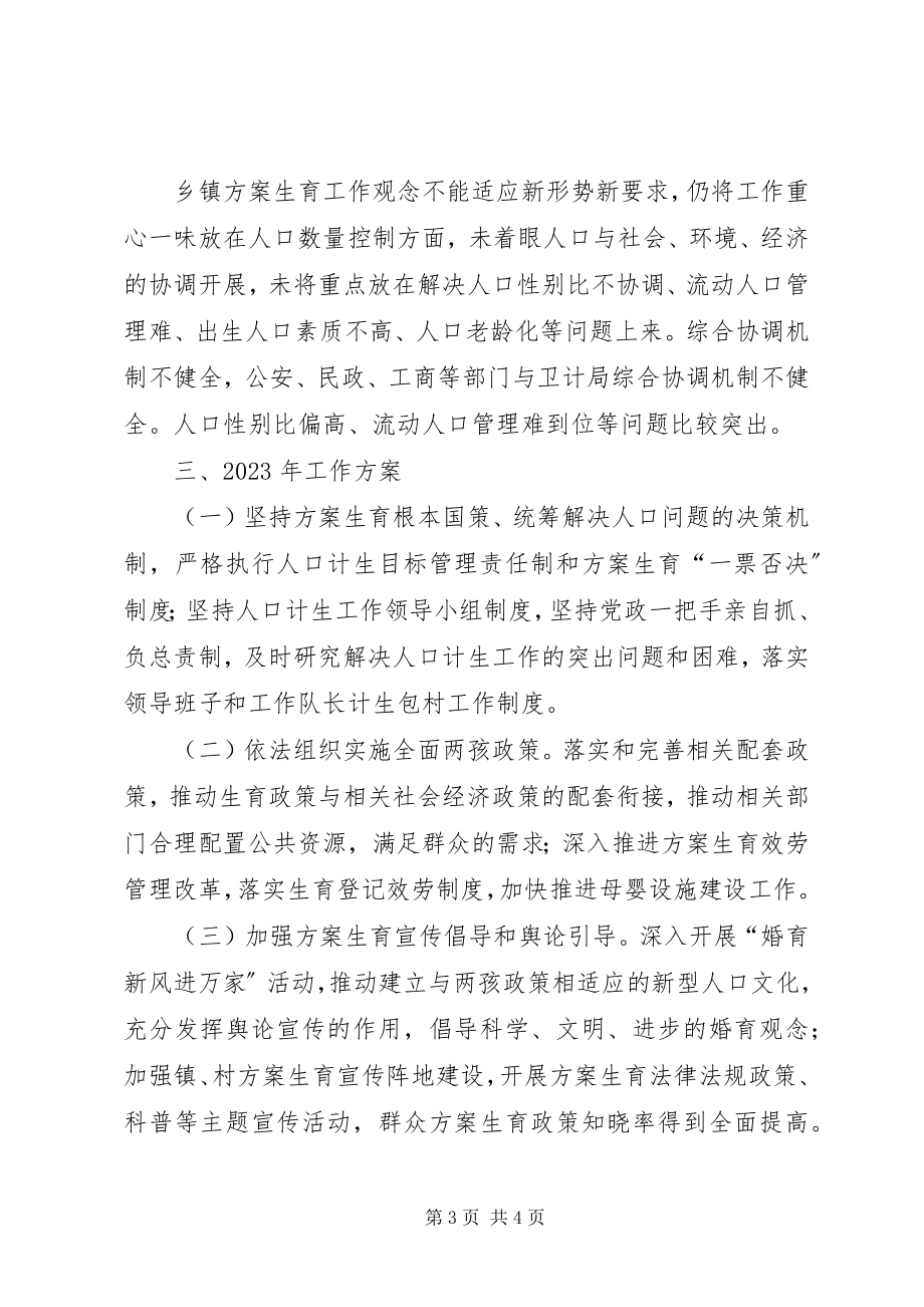 2023年乡镇人口计生工作总结及工作计划.docx_第3页