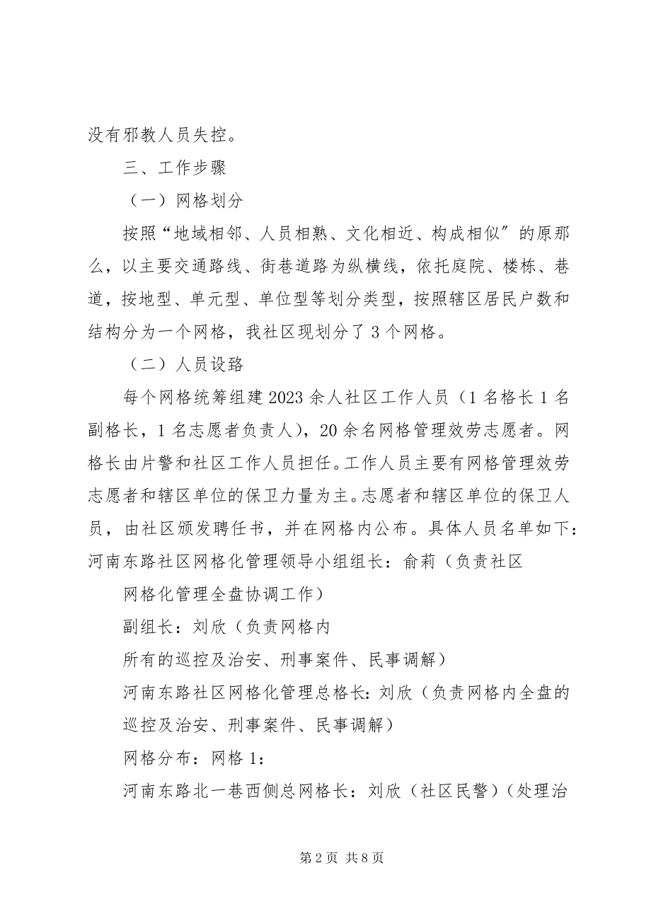 2023年河南东路社区网格化管理实施方案.docx_第2页