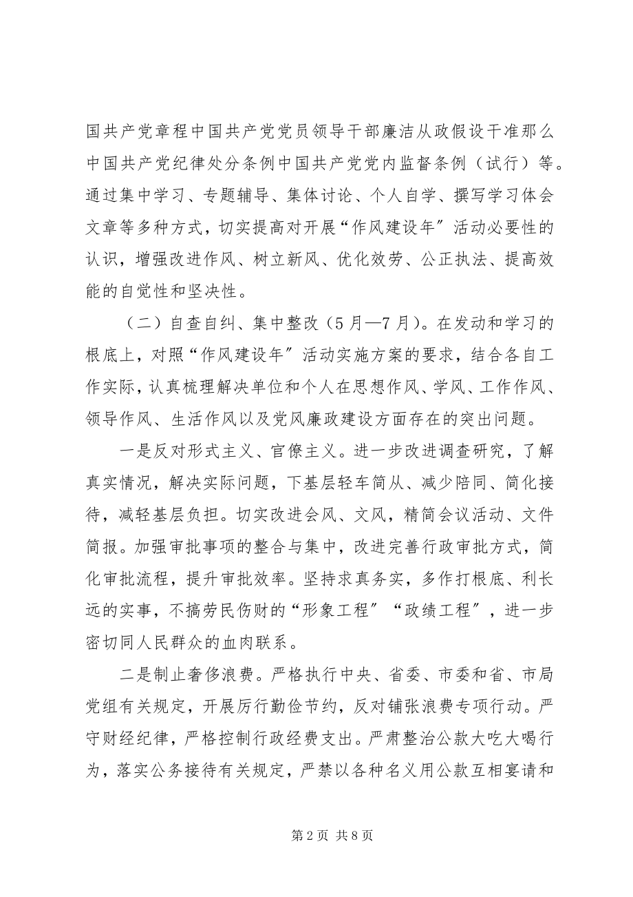 2023年工商系统作风建设年活动方案.docx_第2页