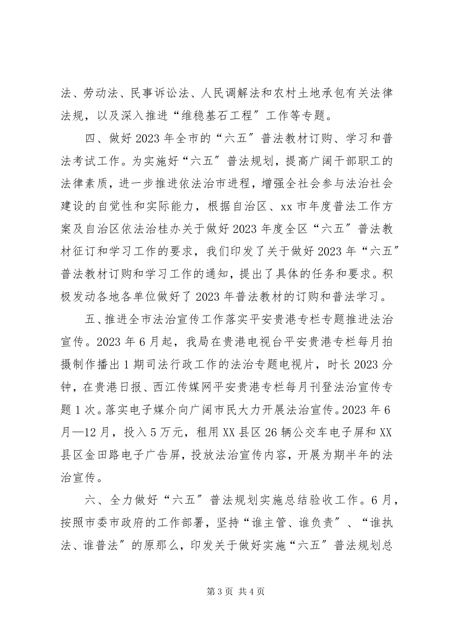 2023年司法局年度普法依法治理工作总结.docx_第3页