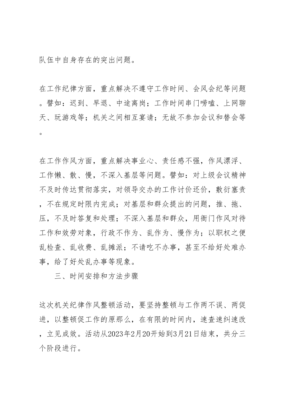 2023年党员干部纪律作风整顿方案.doc_第2页