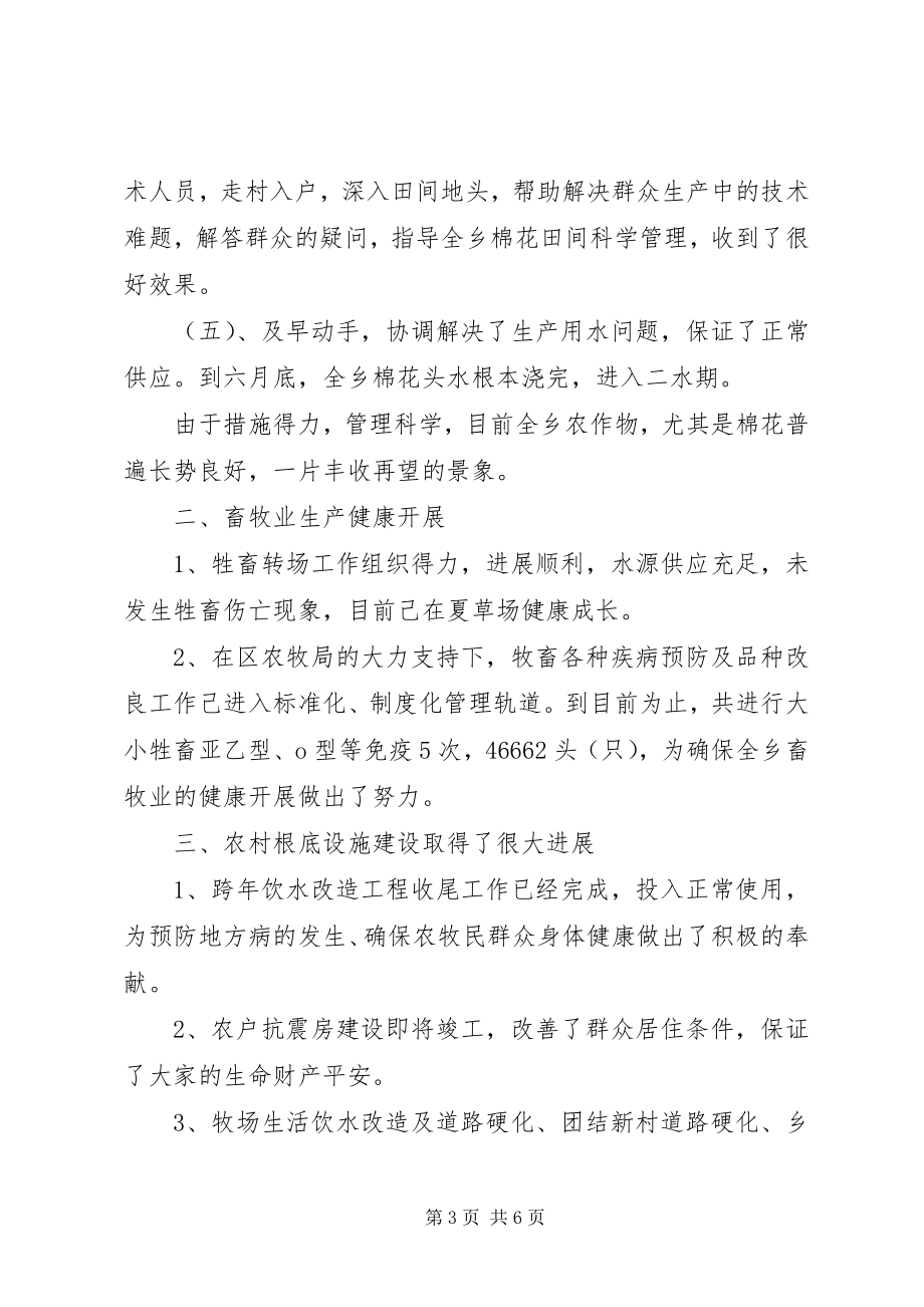 2023年乡政府上半年工作总结2.docx_第3页