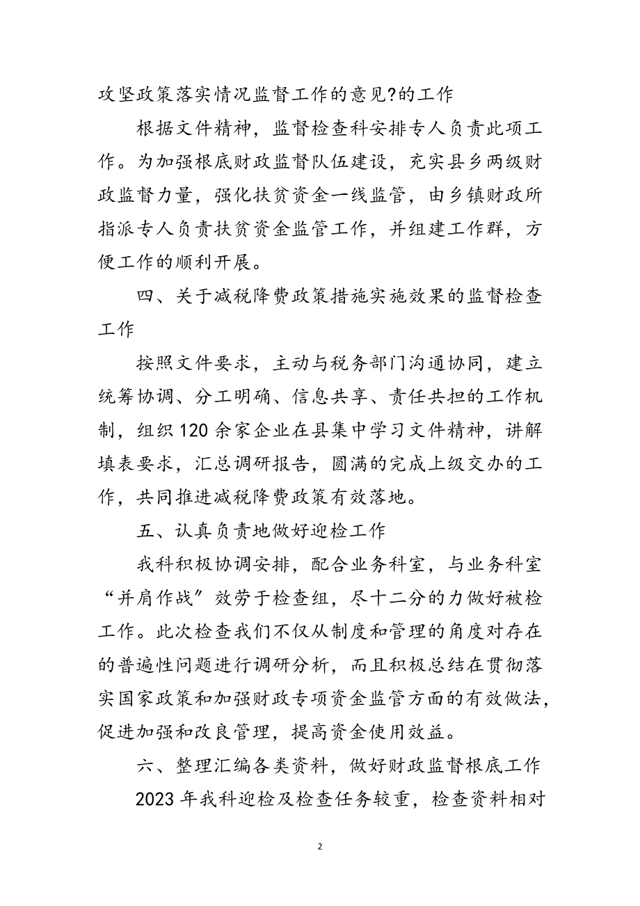 2023年年财政局财政监督工作总结范文.doc_第2页