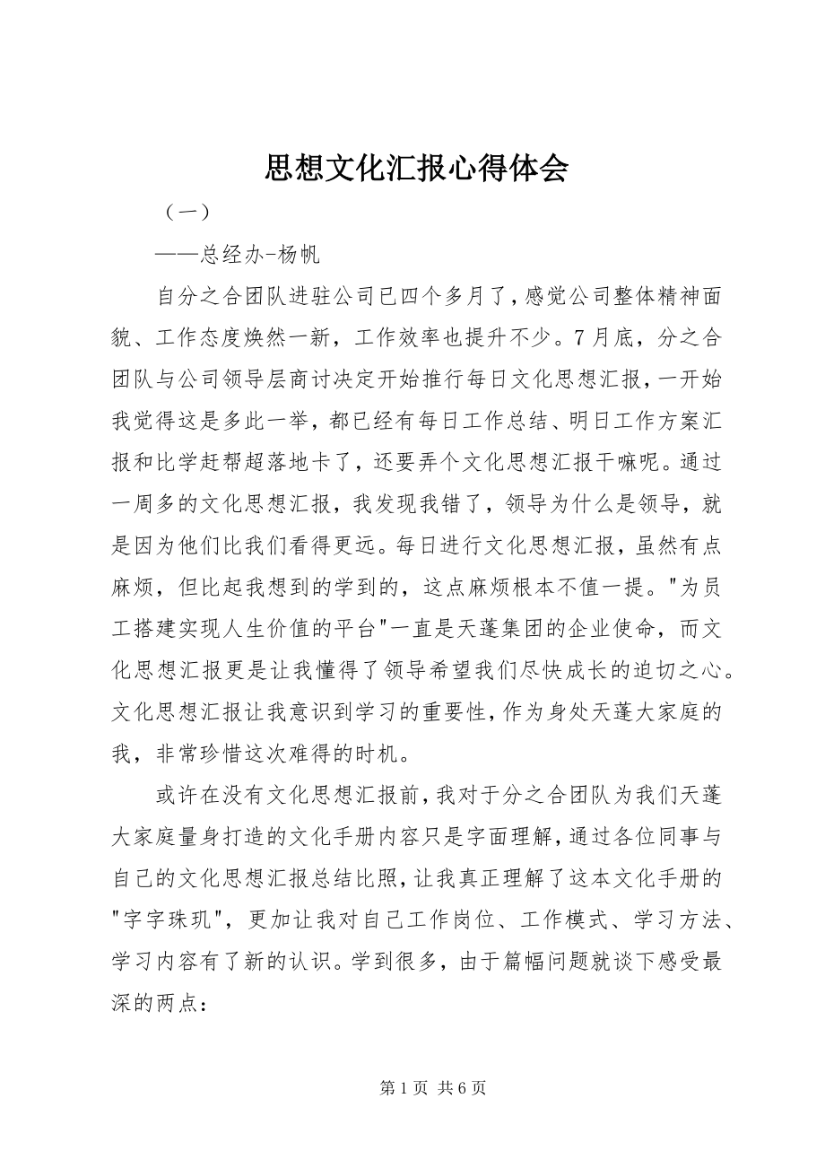 2023年思想文化汇报心得体会.docx_第1页