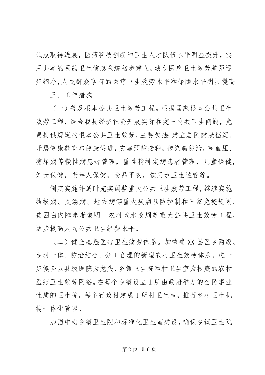 2023年医疗卫生改善工作意见.docx_第2页