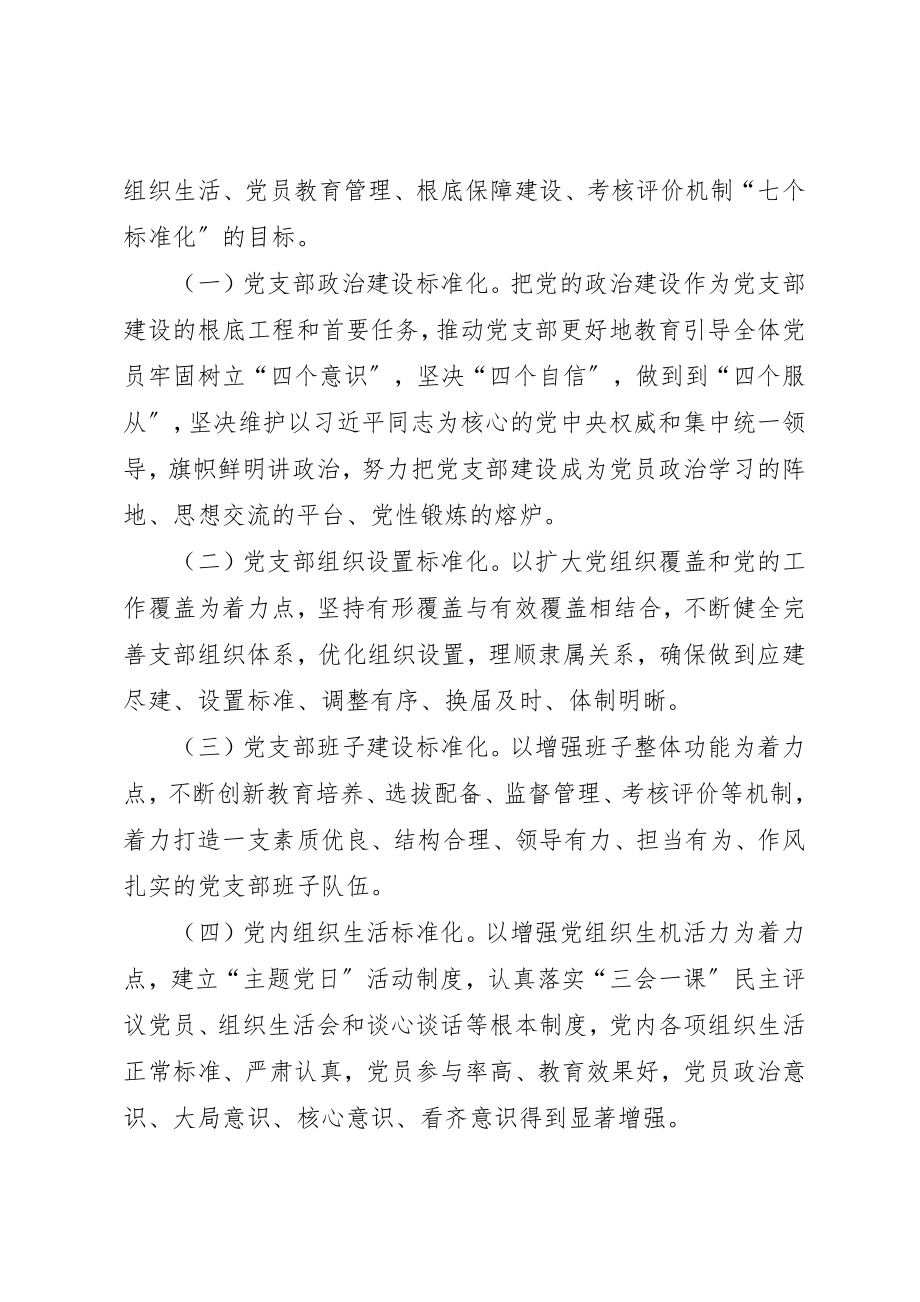 2023年党支部建设标准化工作推进方案.docx_第3页