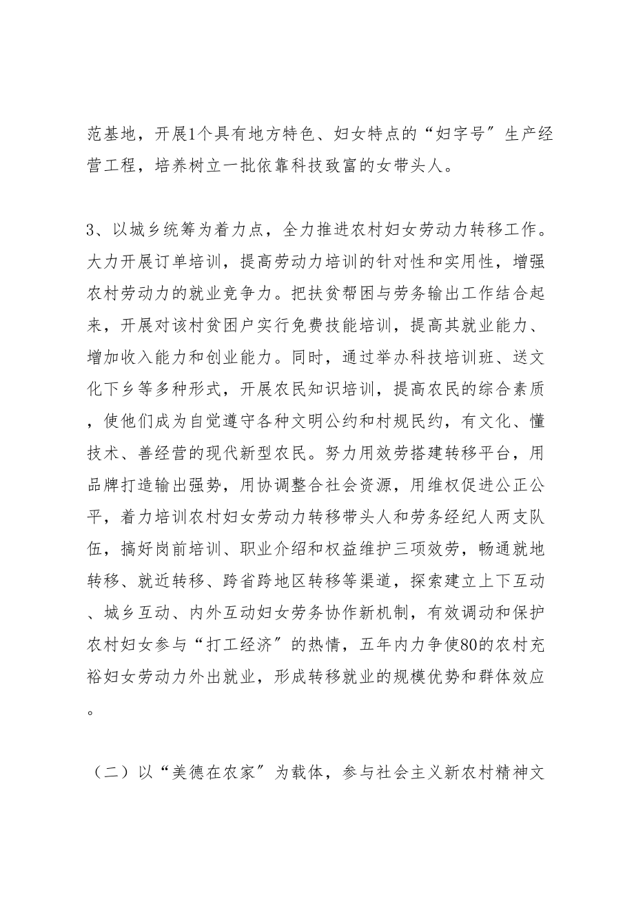 2023年妇联新农村建设试点村实施方案 7.doc_第3页