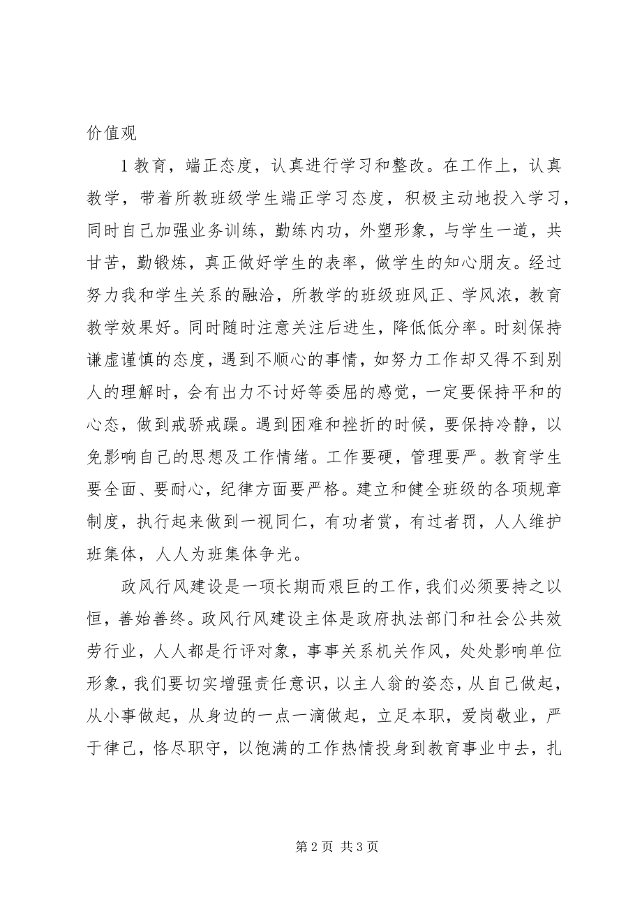 2023年民主评议政风行风活动个人心得体会.docx_第2页