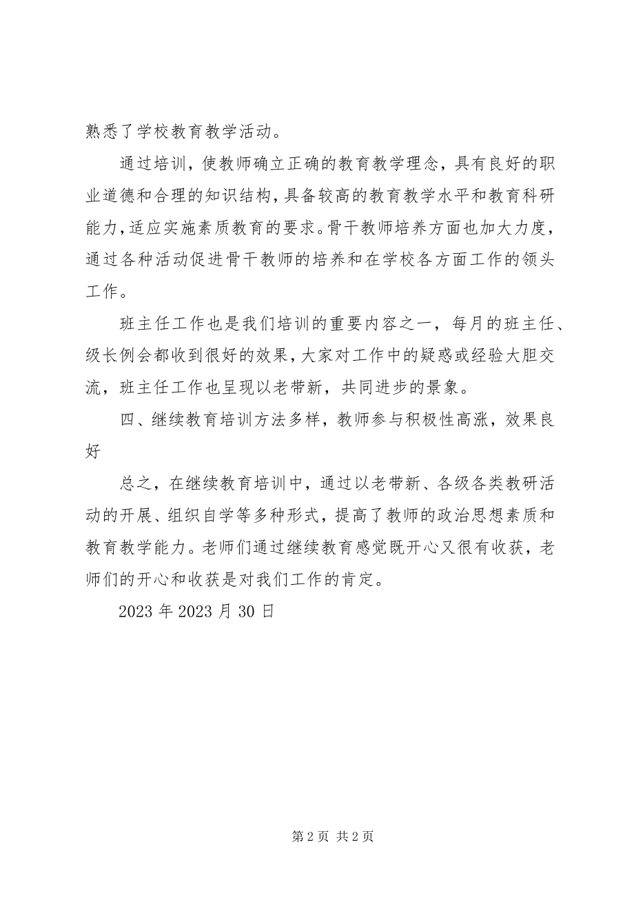 2023年小学继续教育总结.docx_第2页