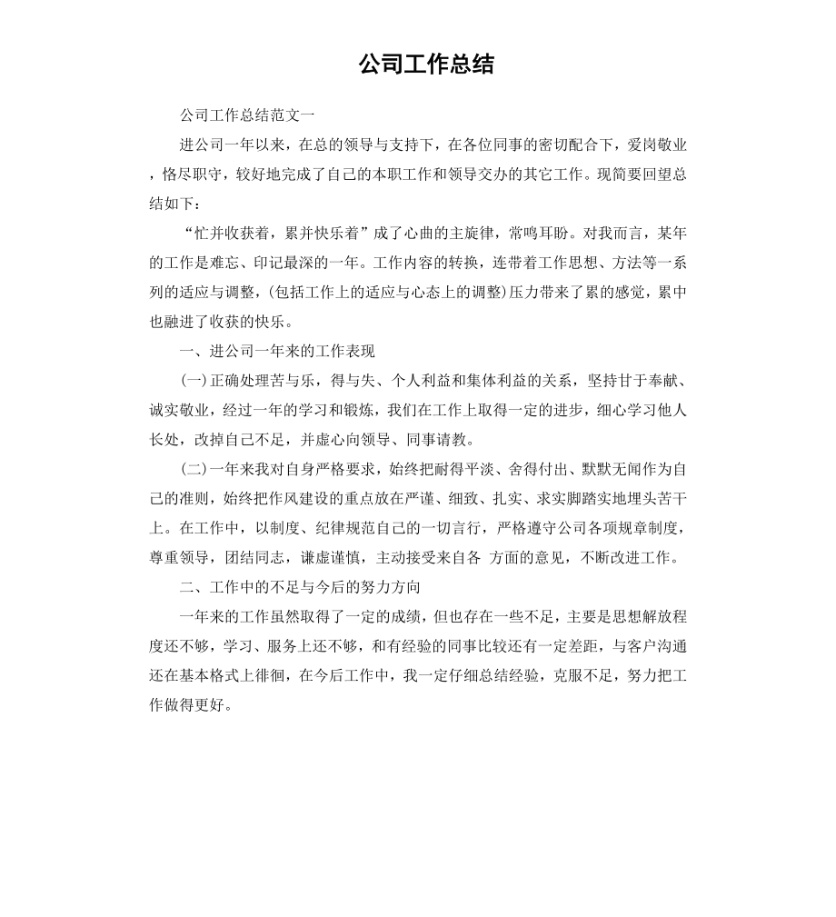 公司工作总结.docx_第1页