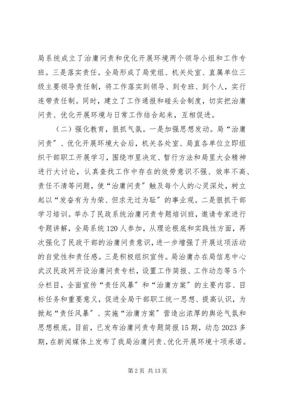 2023年民政局在治庸问责工作会致辞.docx_第2页