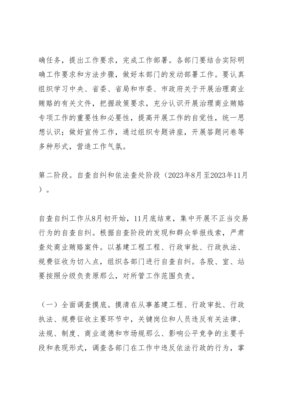 2023年交通分局治理商业贿赂实施方案 .doc_第3页