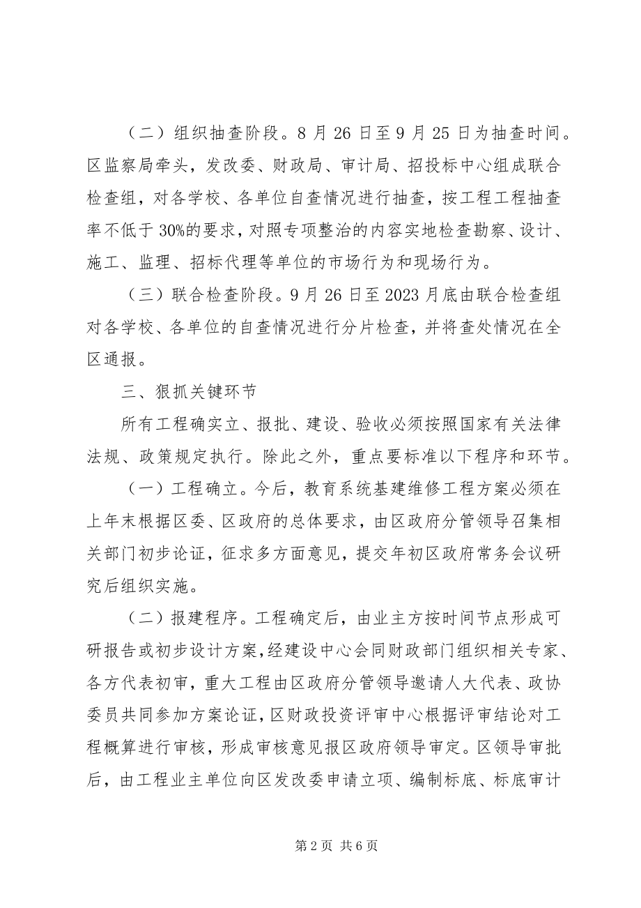 2023年教育系统整顿和规范有形实施方案.docx_第2页