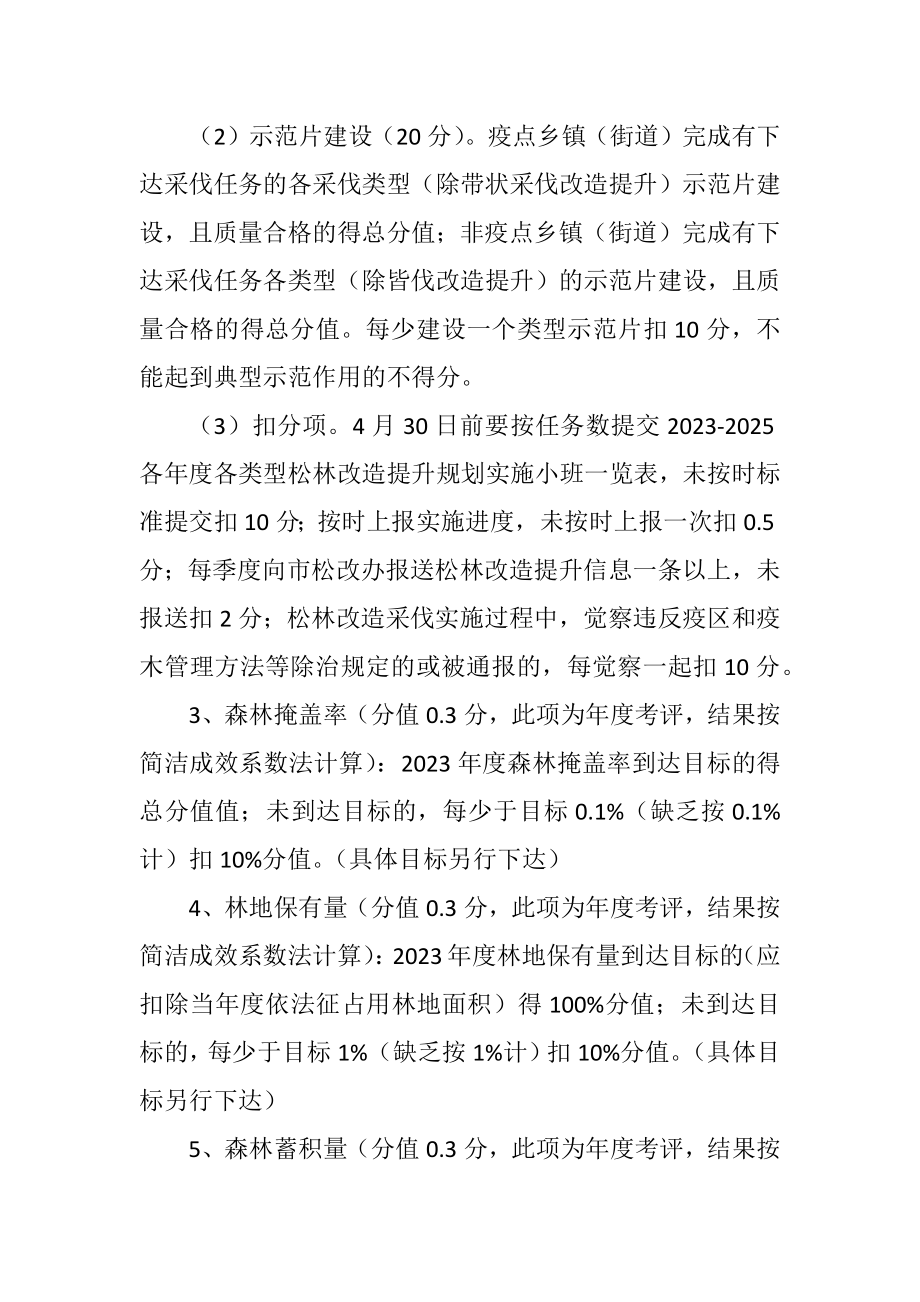 2023年绿色发展考核办法涉林指标考评细则.docx_第3页