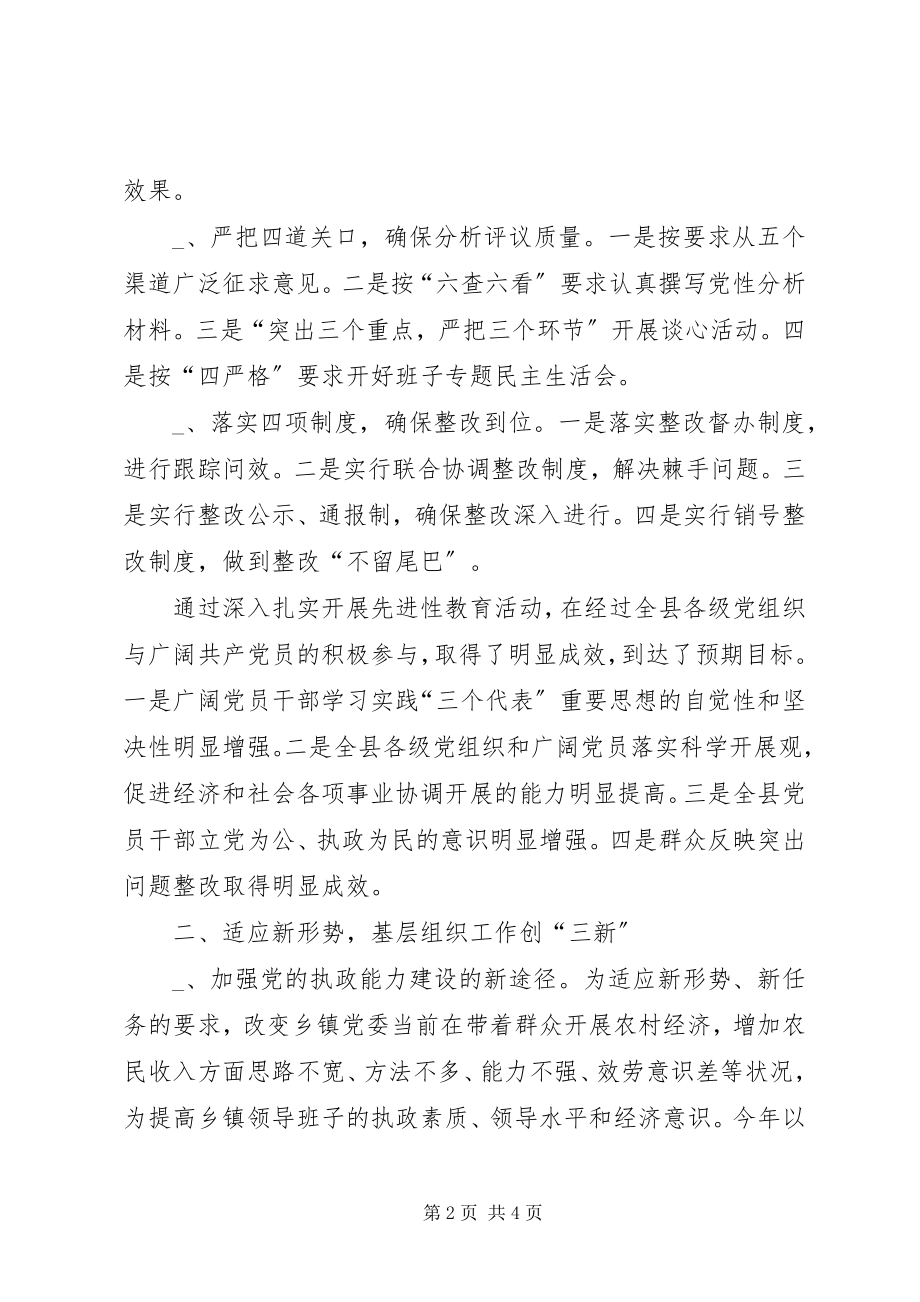 2023年县委组织部全年工作总结.docx_第2页