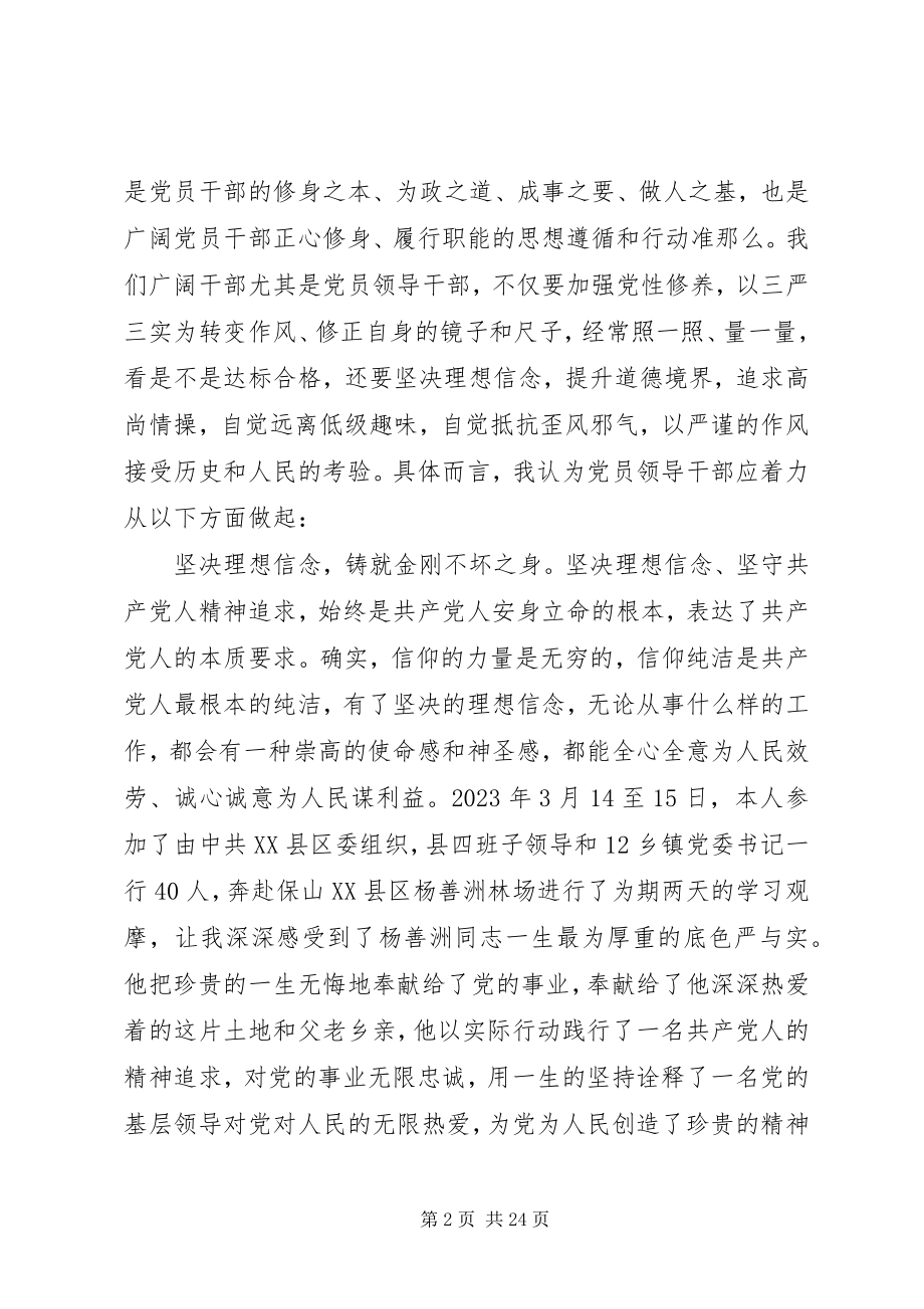 2023年领导干部三严三实专题教育心得体会3篇.docx_第2页