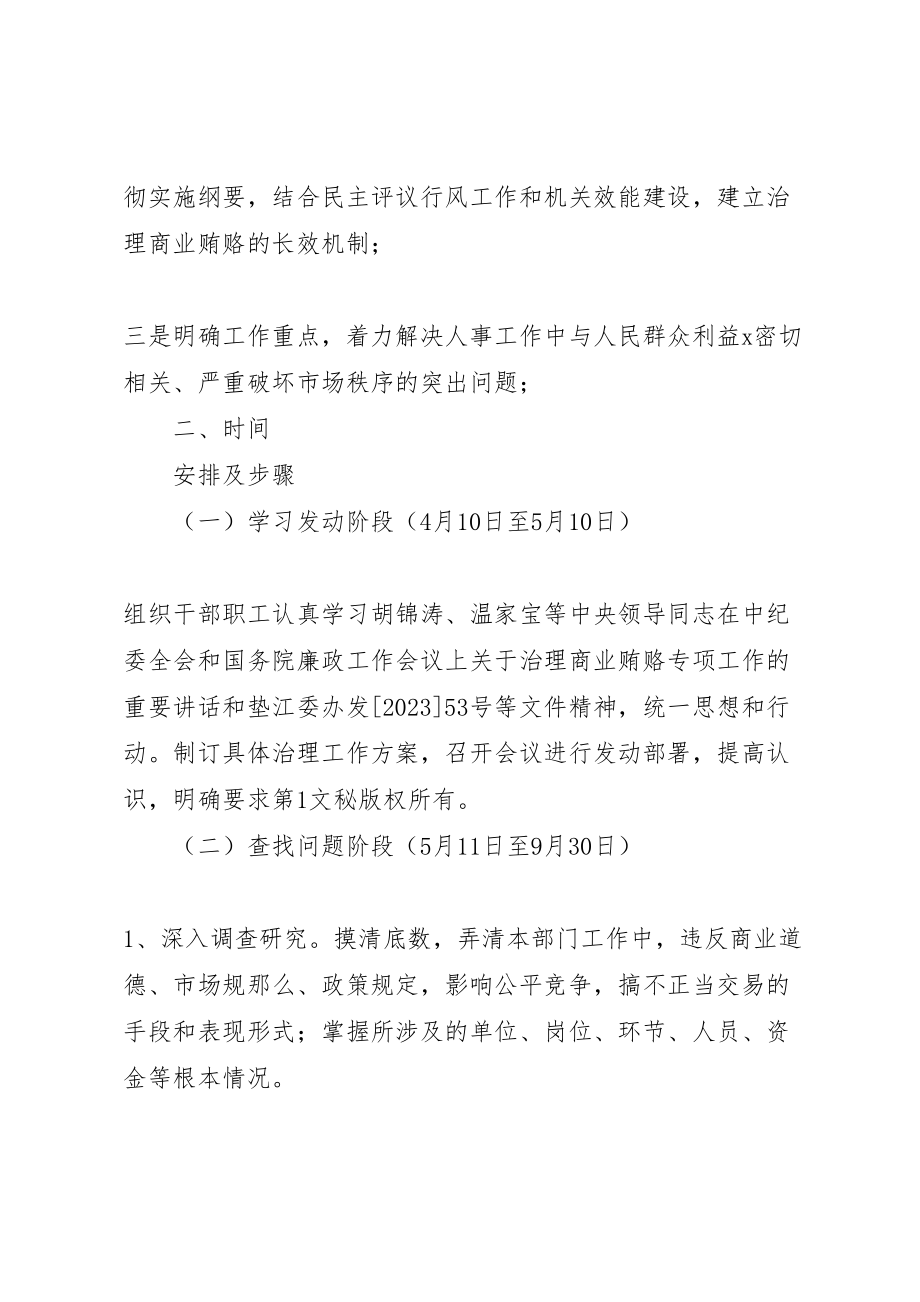 2023年反商业贿赂实施方案 9.doc_第2页