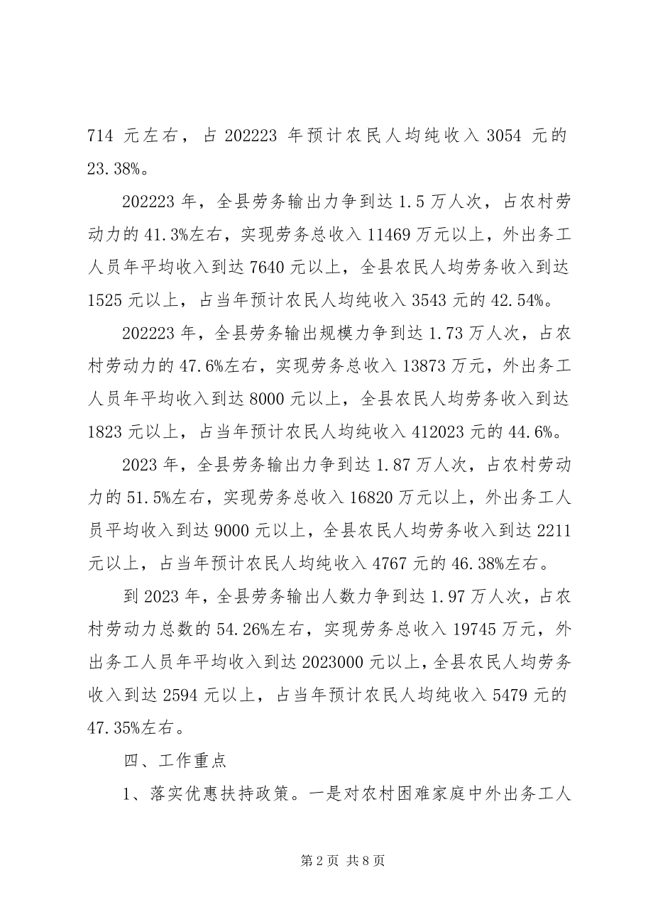 2023年县劳务经济发展工作计划.docx_第2页