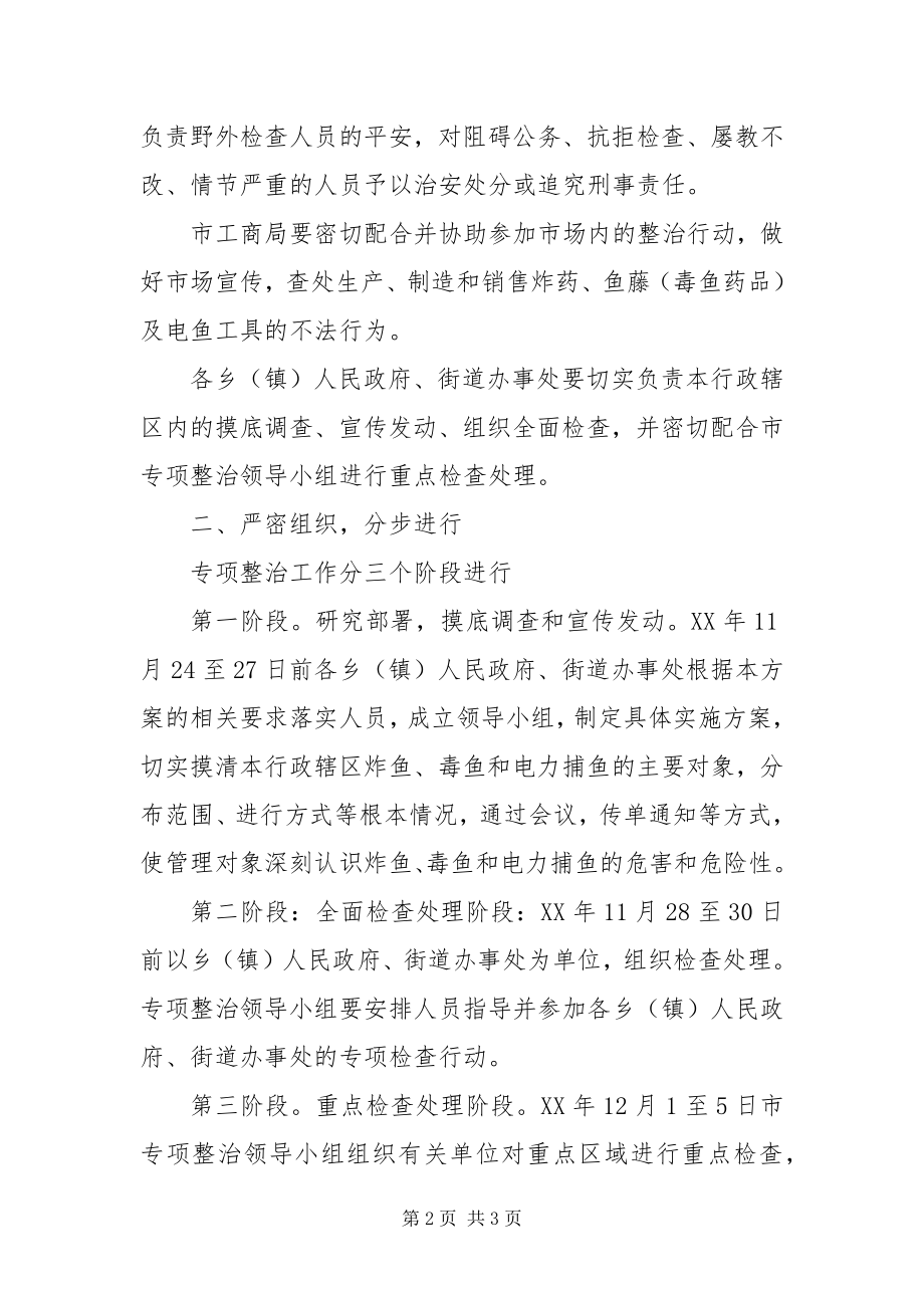 2023年炸鱼毒鱼电力捕鱼整治方案.docx_第2页