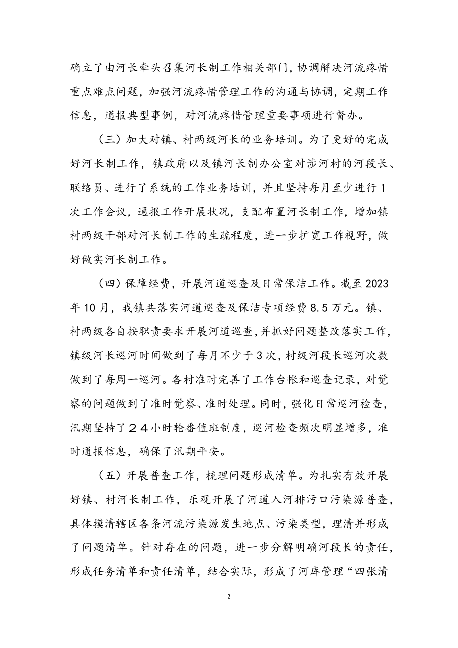 2023年乡镇河长制工作情况总结.docx_第2页