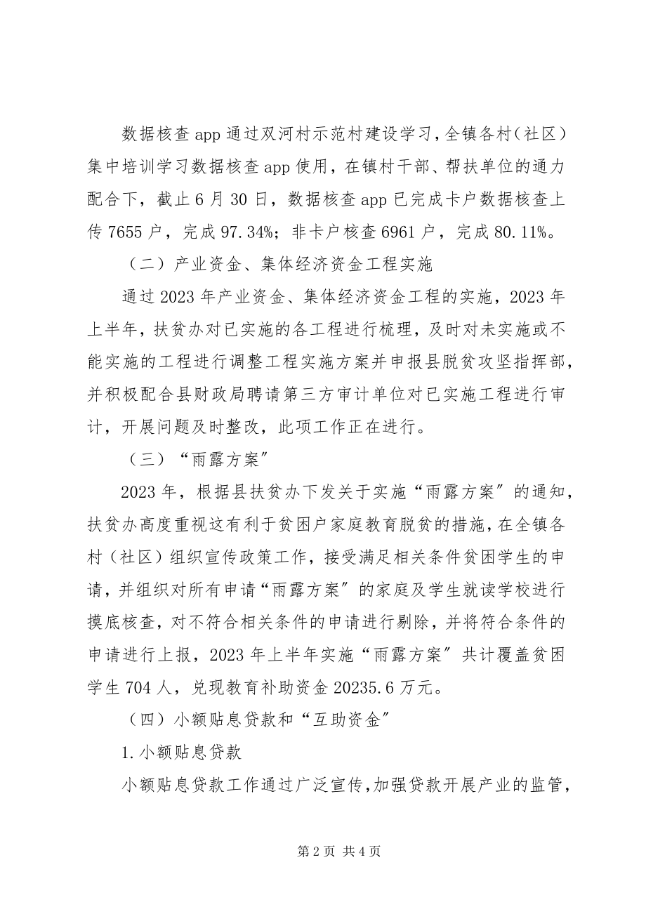 2023年扶贫办某年度半年工作总结.docx_第2页