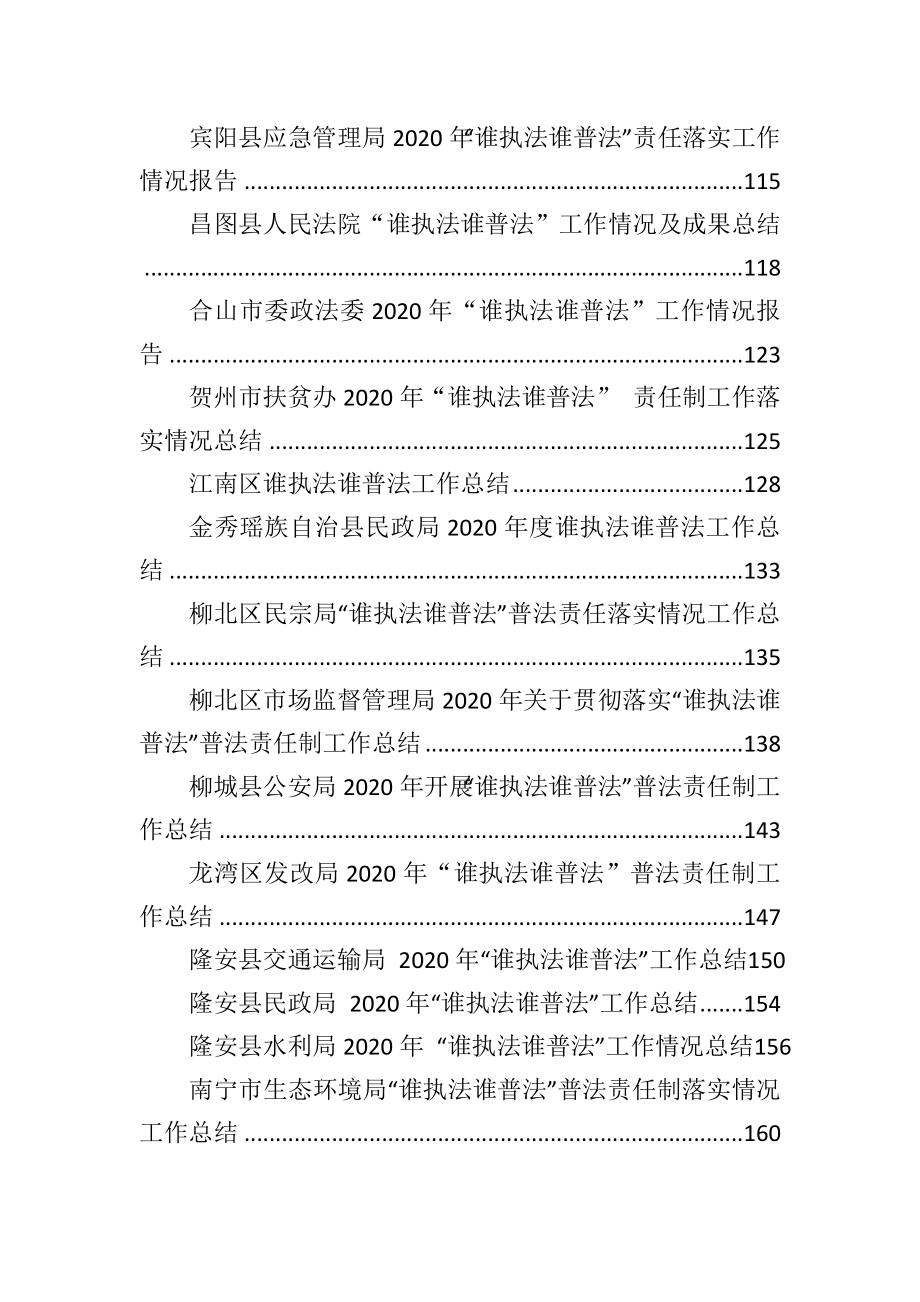 （40篇）年度法治政府建设工作总结、执法普法工作总结资料汇编.docx_第2页