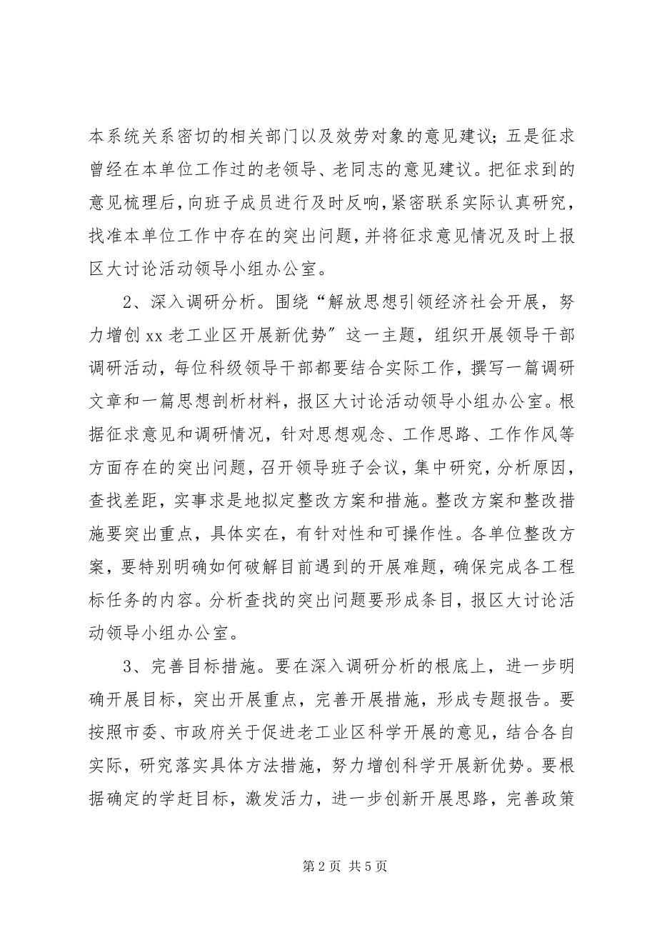 2023年继续解放思想大讨论第二阶段实施方案.docx_第2页