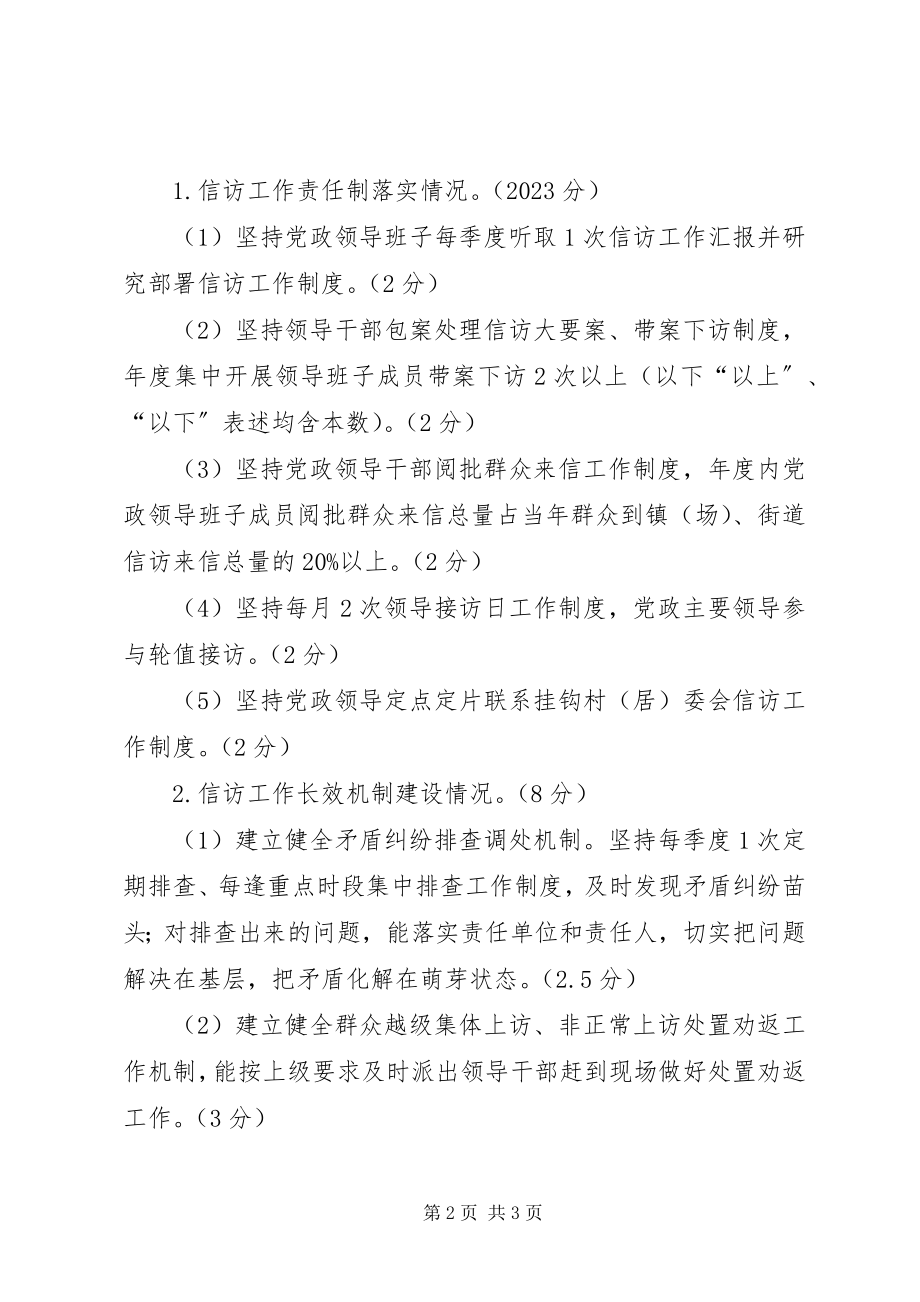 2023年信访工作量化考核办法.docx_第2页