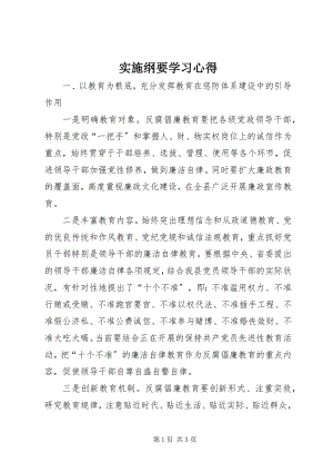 2023年实施纲要学习心得.docx