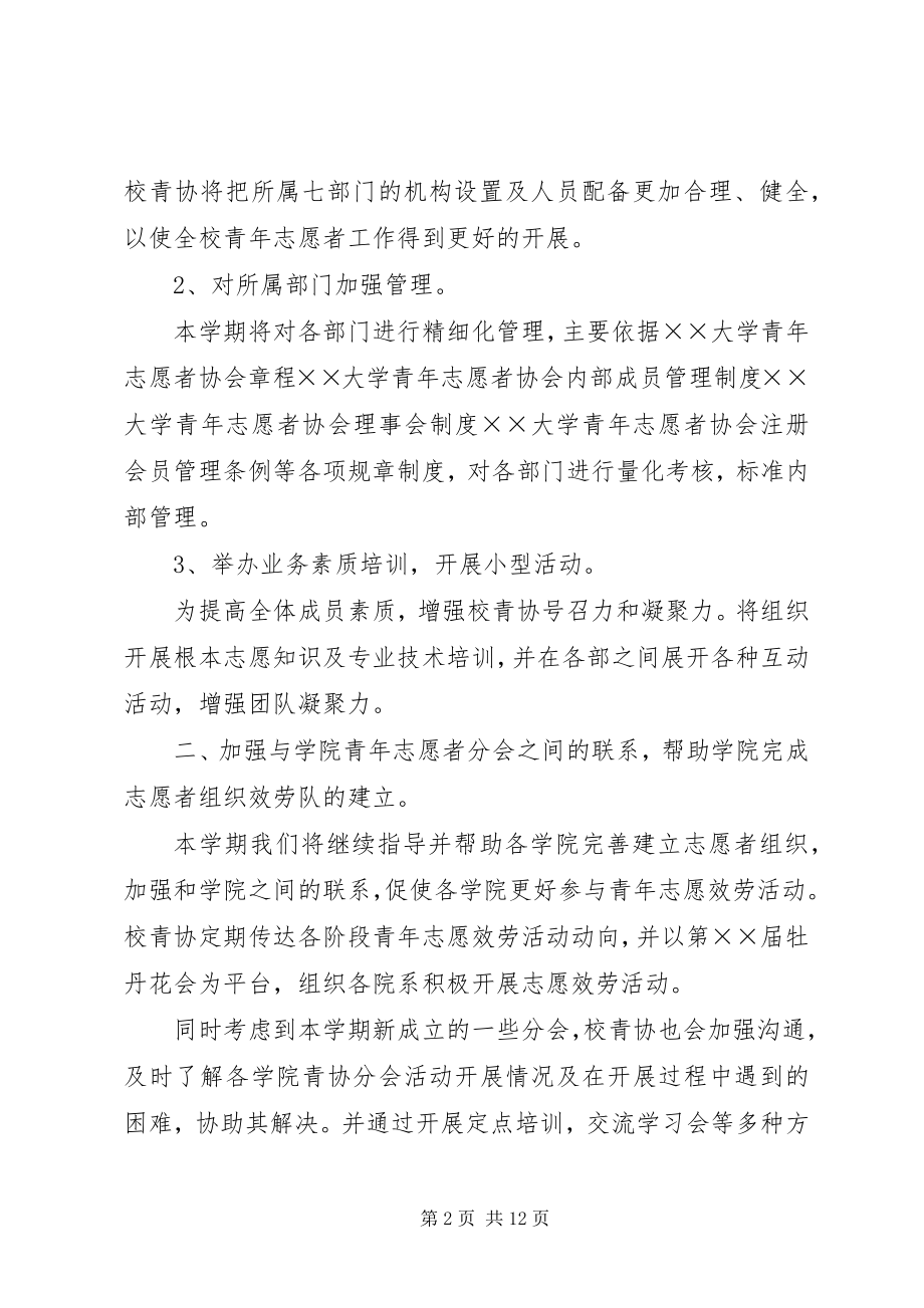 2023年青年志愿者个人工作计划书.docx_第2页