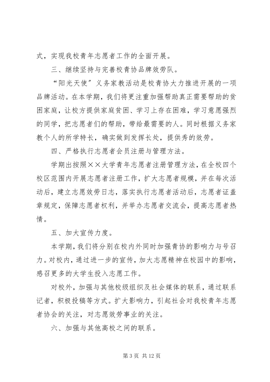 2023年青年志愿者个人工作计划书.docx_第3页