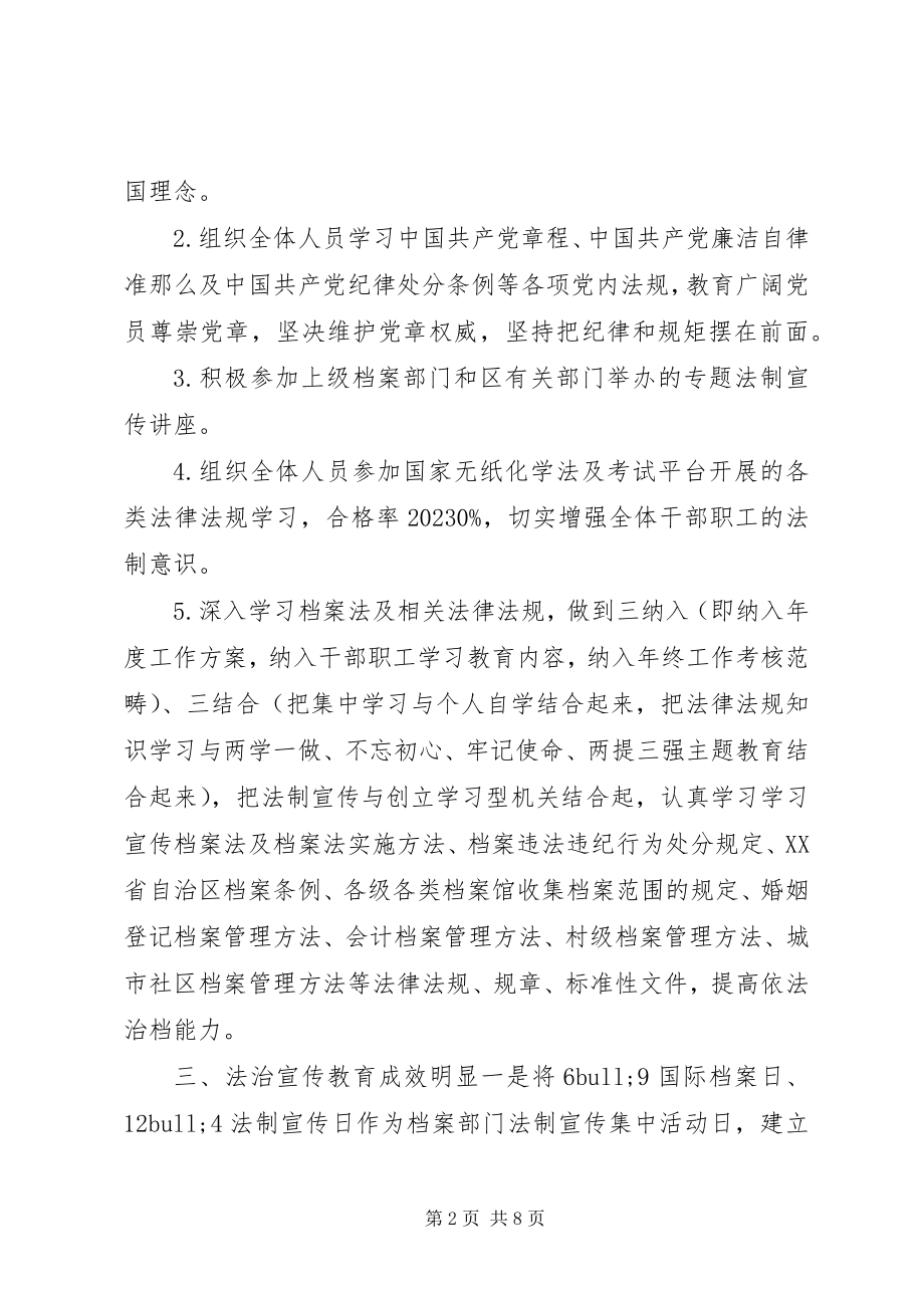 2023年档案局“七五”普法自查总结.docx_第2页