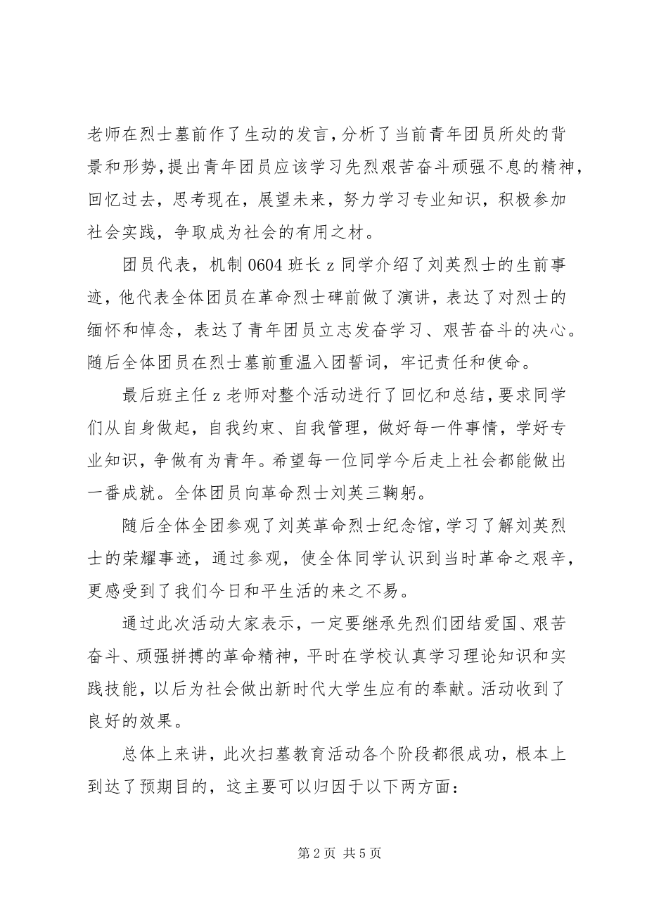 2023年烈士纪念馆参观学习活动总结.docx_第2页