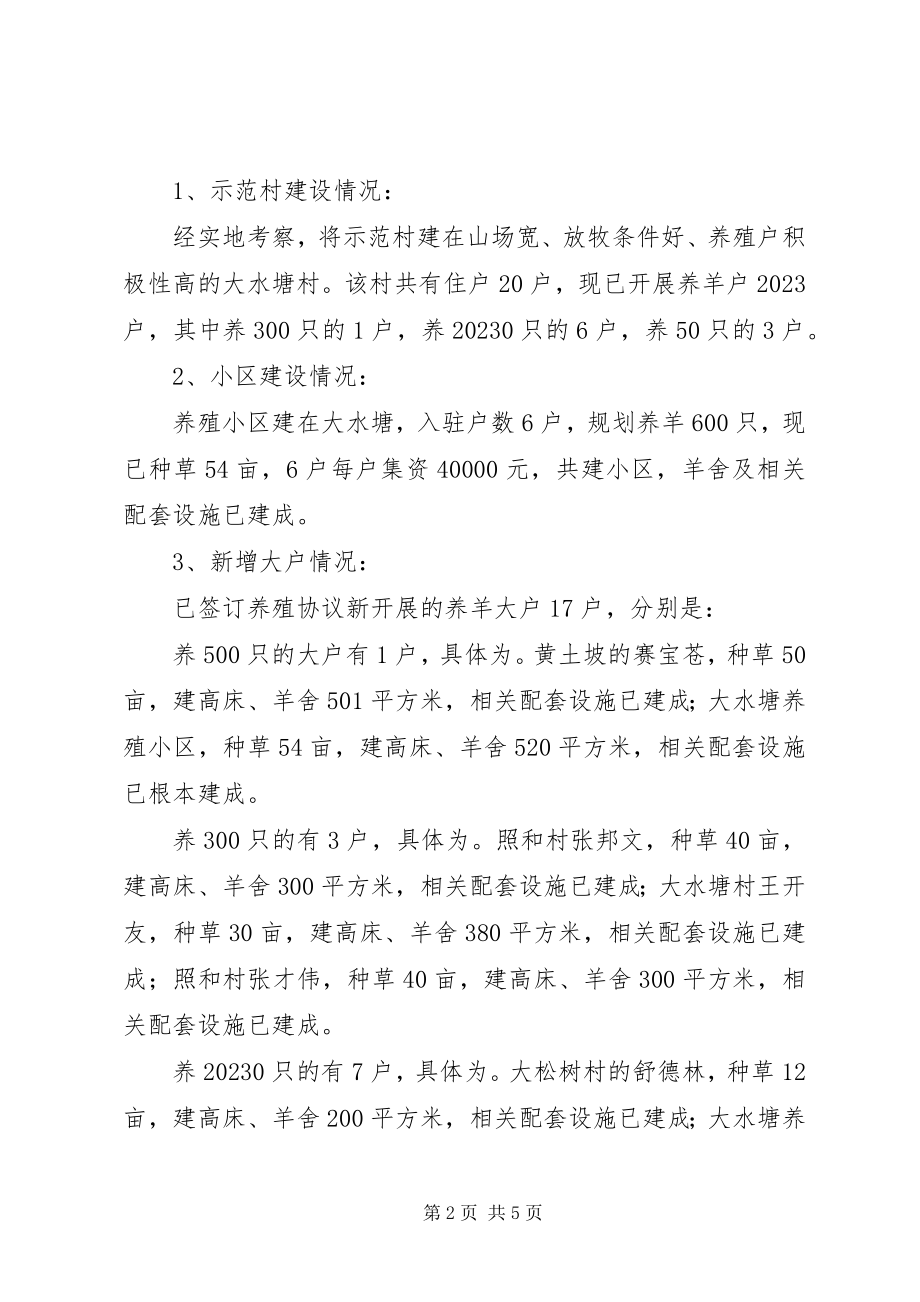 2023年乡镇发展黑山羊产业自检自查总结汇报.docx_第2页