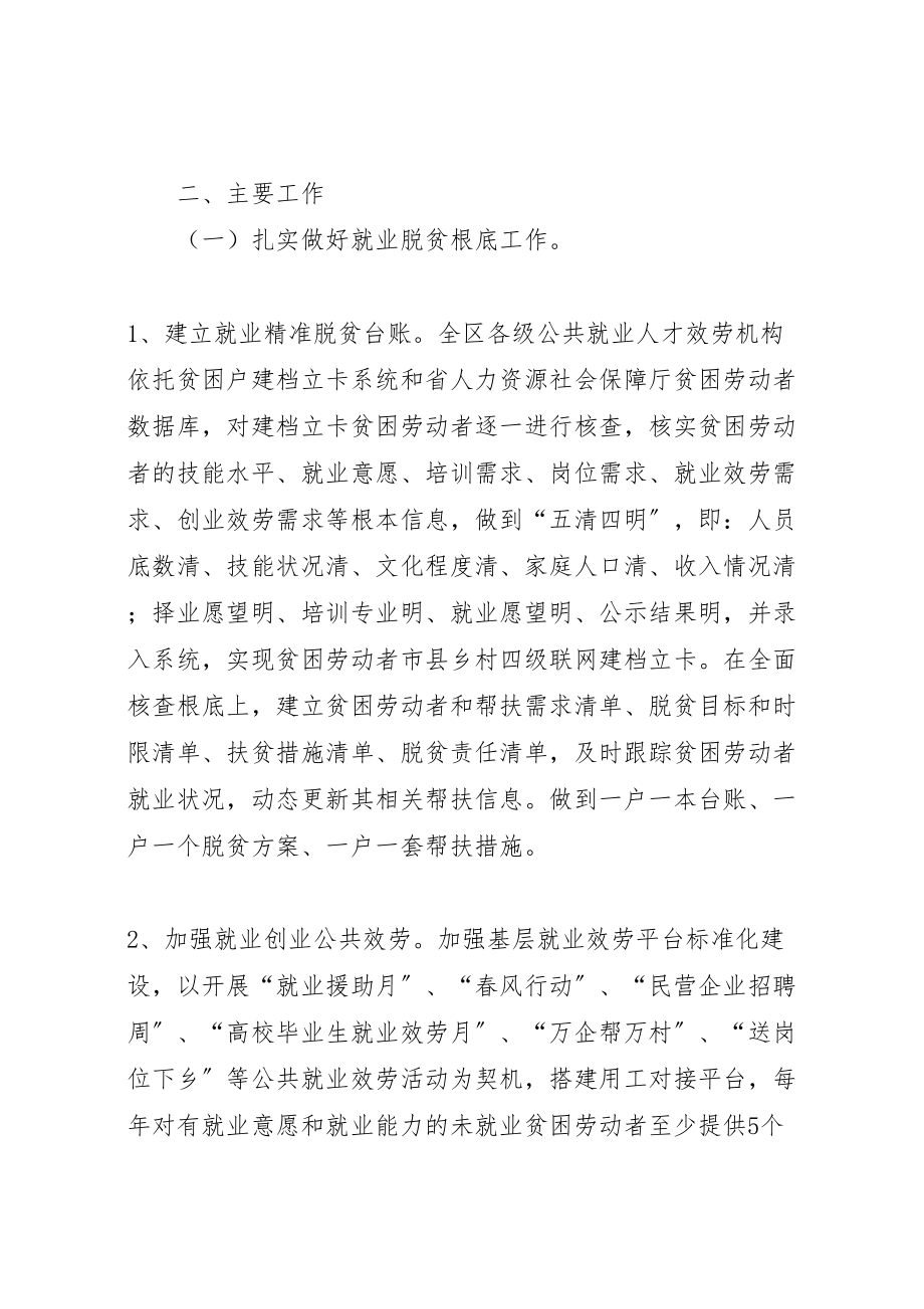 2023年就业脱贫工程实施方案范文 .doc_第2页