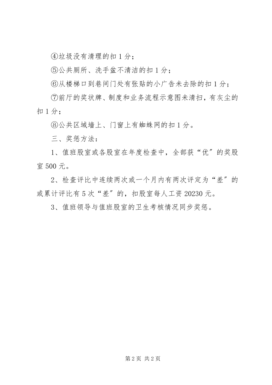 2023年办公室卫生考核细则新编.docx_第2页