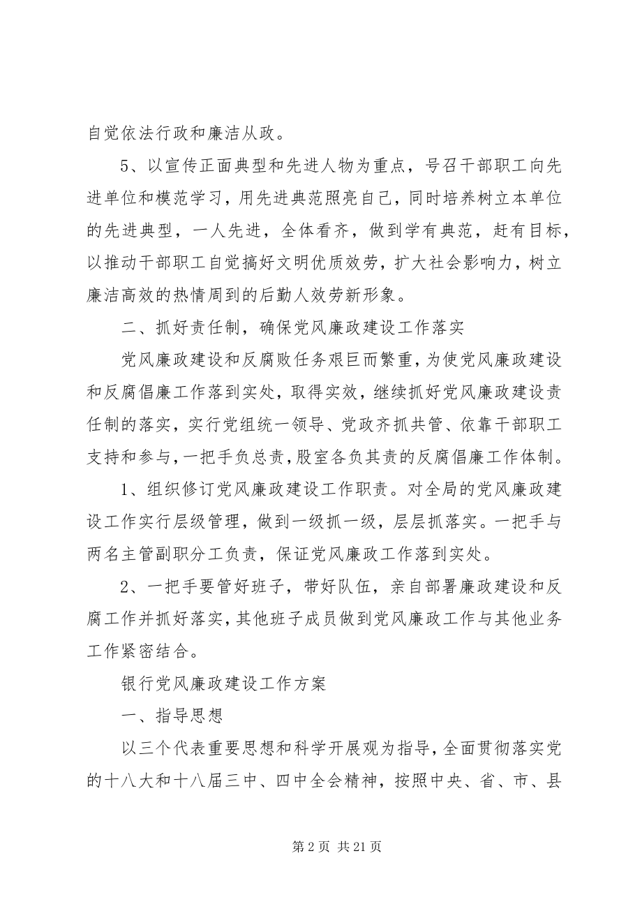 2023年党风廉政建设工作计划合集.docx_第2页