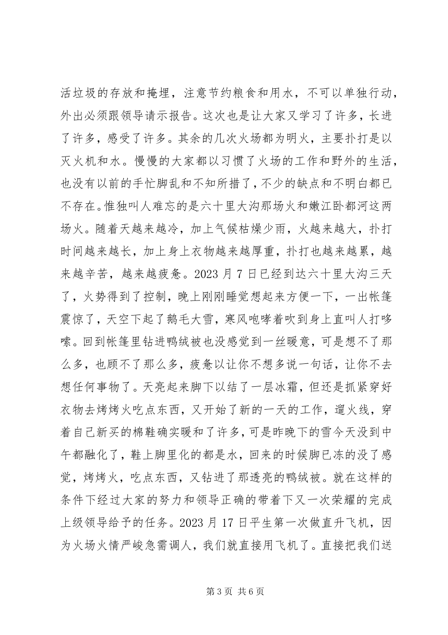 2023年森林消防武警个人工作总结.docx_第3页