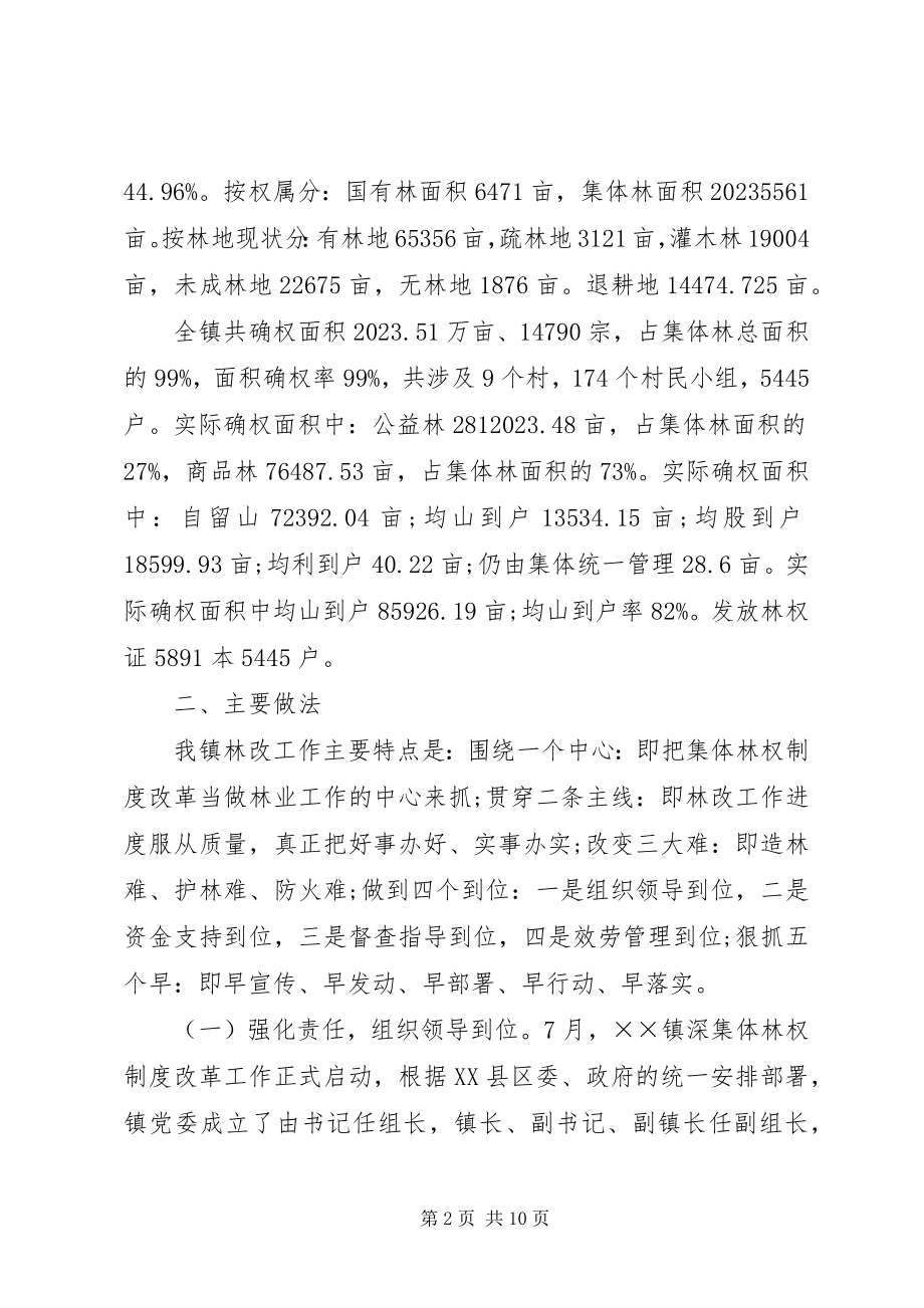 2023年乡镇集体林权制度改革工作总结.docx_第2页