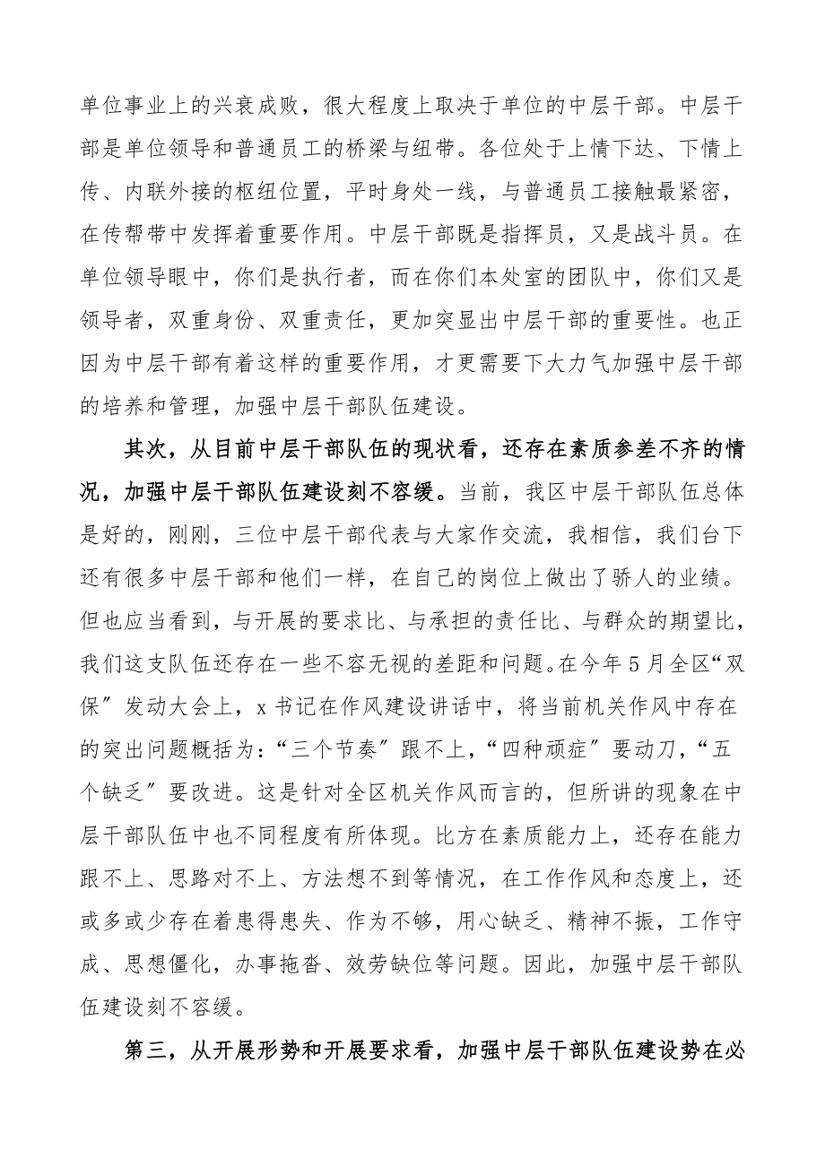 2023年在中层干部作风整顿工作推进会上的讲话会议领导讲话.doc_第2页