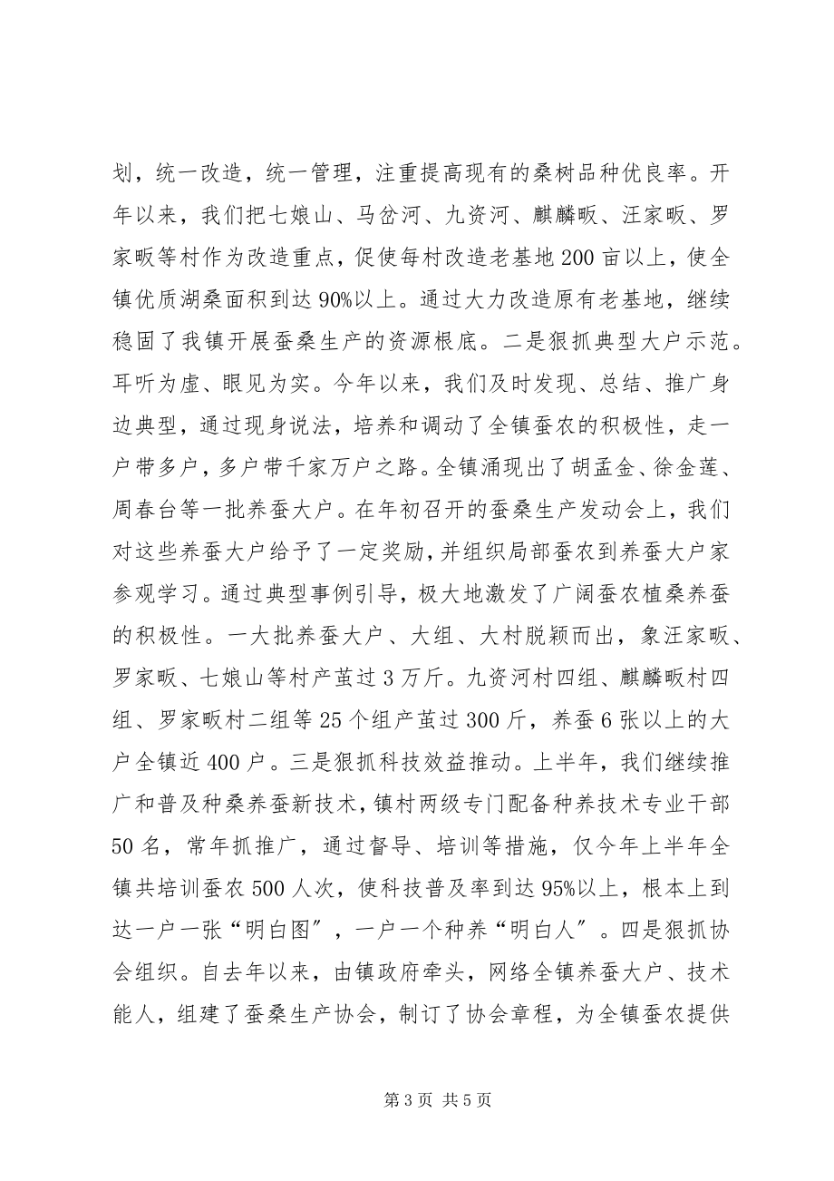 2023年在全县蚕桑产业发展现场会上的致辞.docx_第3页