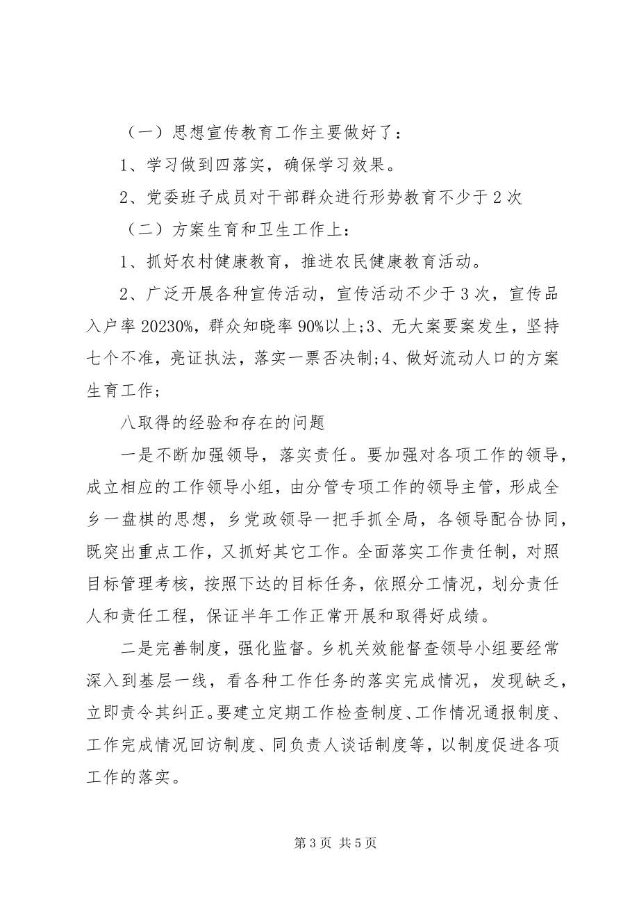 2023年乡镇度目标任务自查总结.docx_第3页