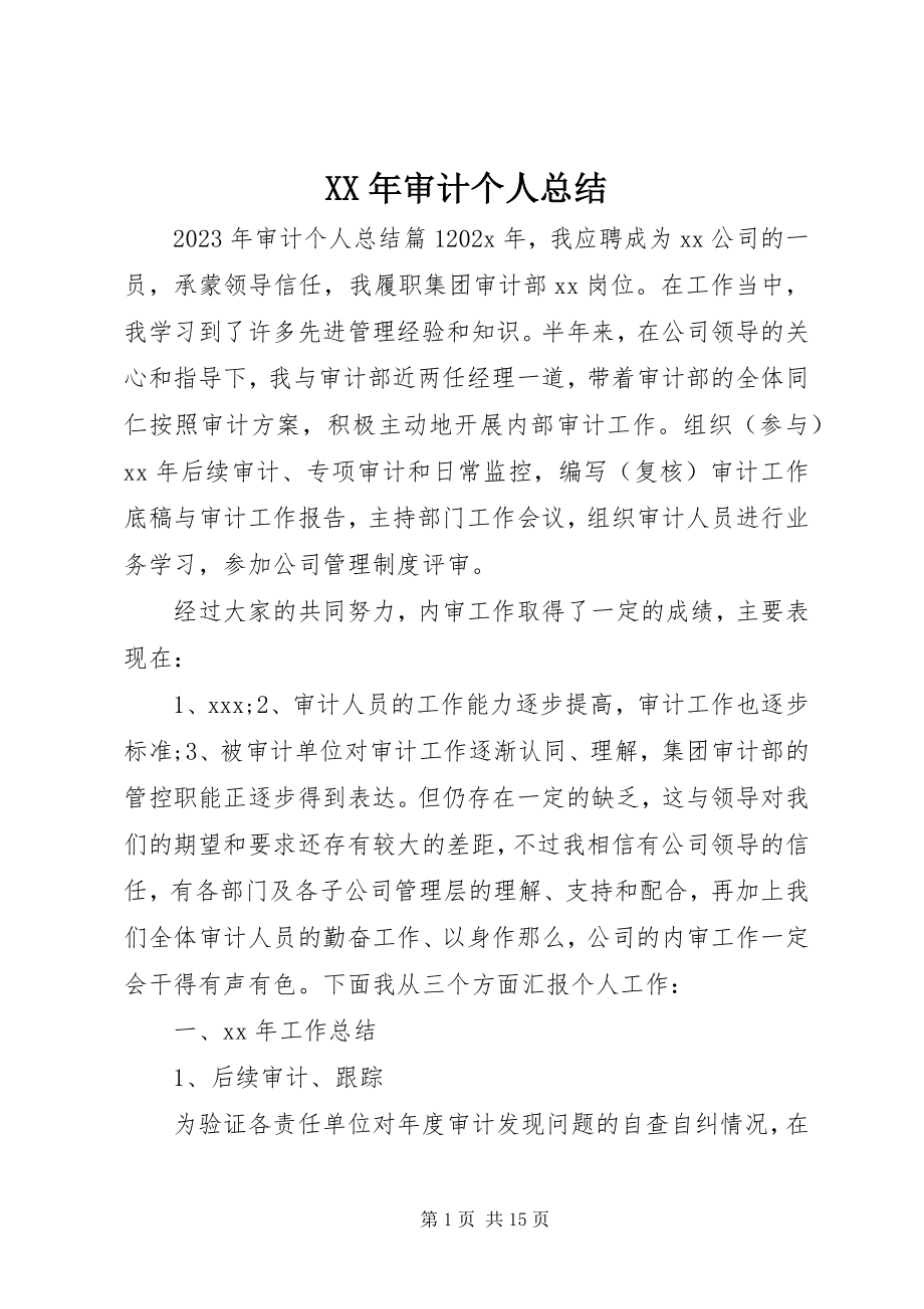 2023年审计个人总结.docx_第1页