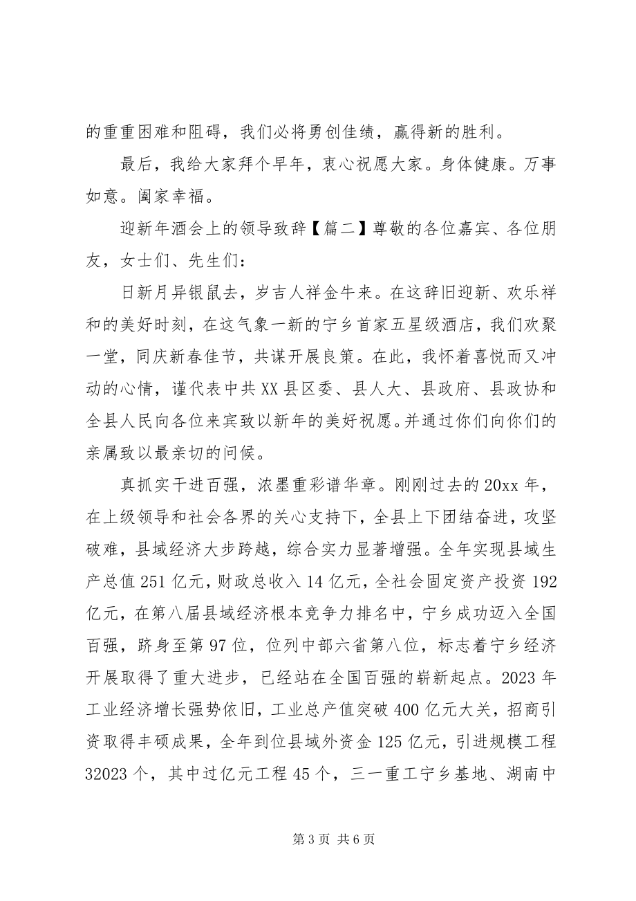 2023年迎新年酒会上的领导致辞.docx_第3页