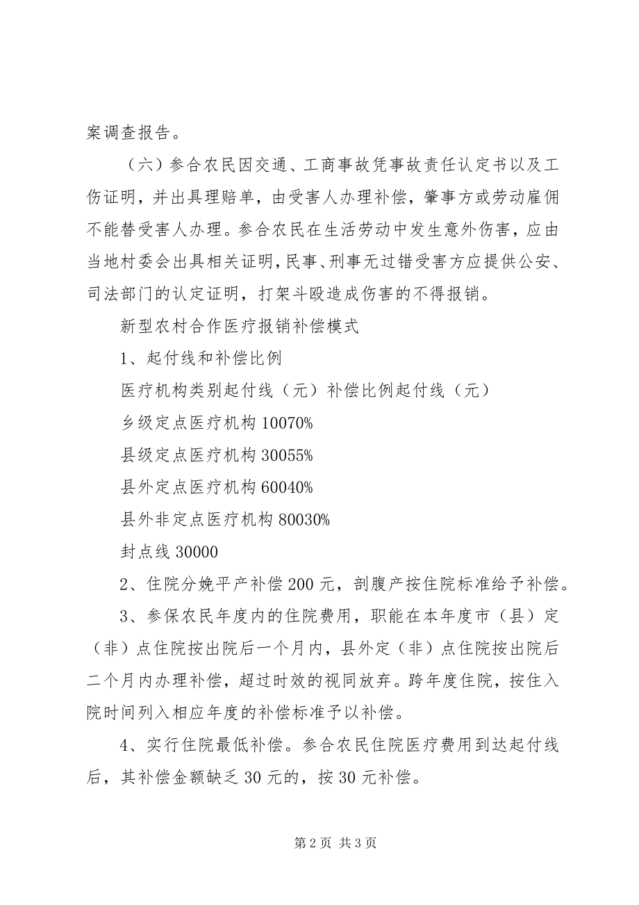 2023年XX市新型农村合作医疗政策要点.docx_第2页