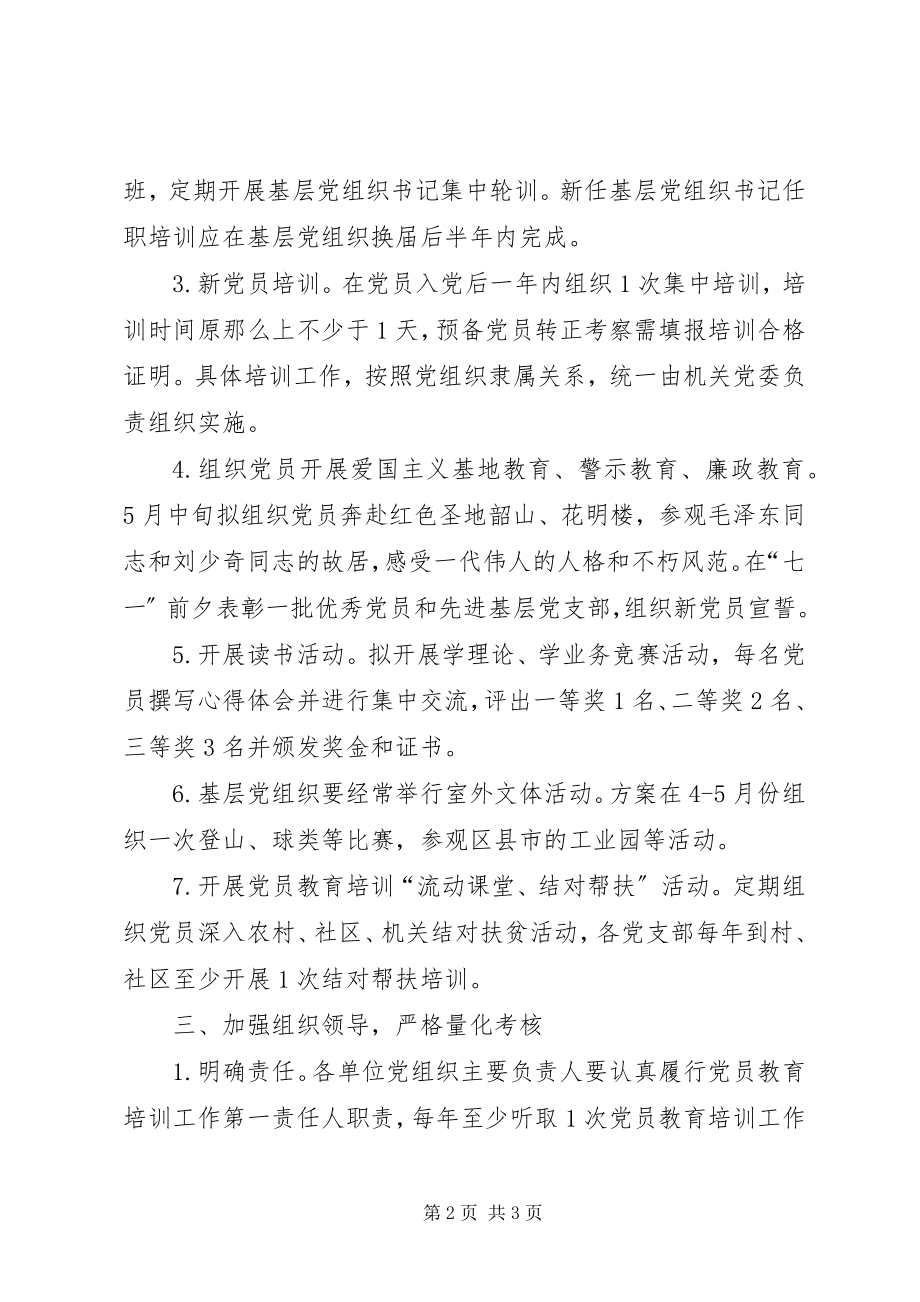 2023年商务局党员教育培训工作计划.docx_第2页