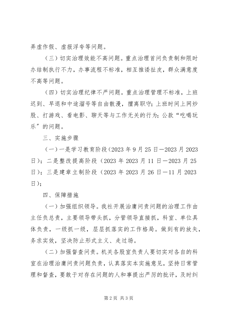 2023年供销社治庸问责实施意见.docx_第2页