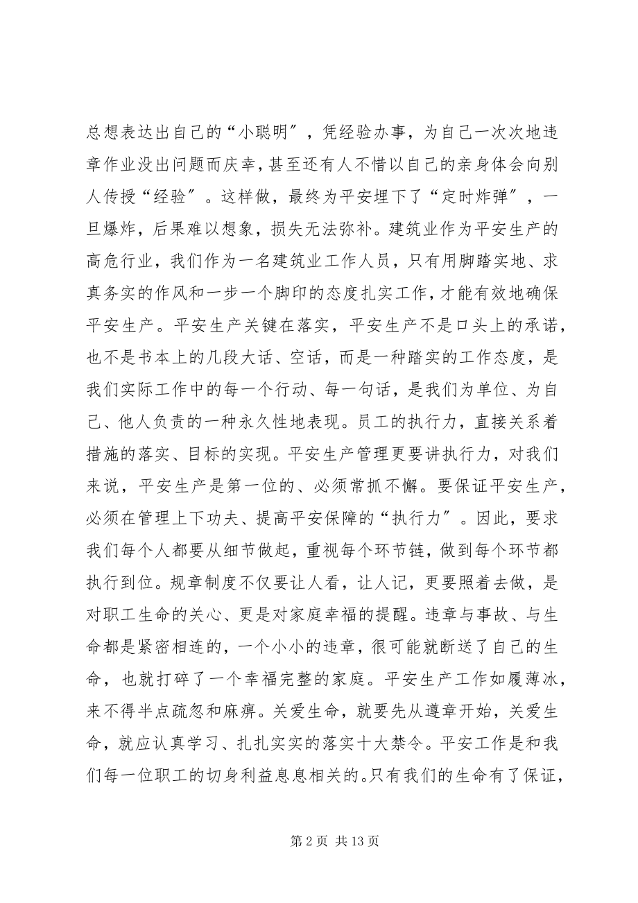 2023年安全生产心得体会合集新编.docx_第2页