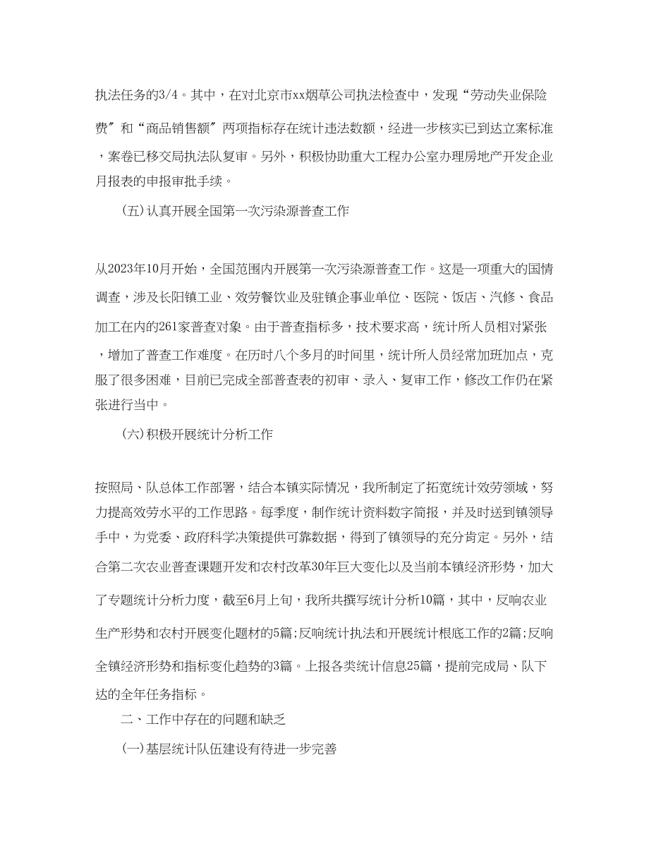 2023年度乡镇统计个人总结.docx_第3页